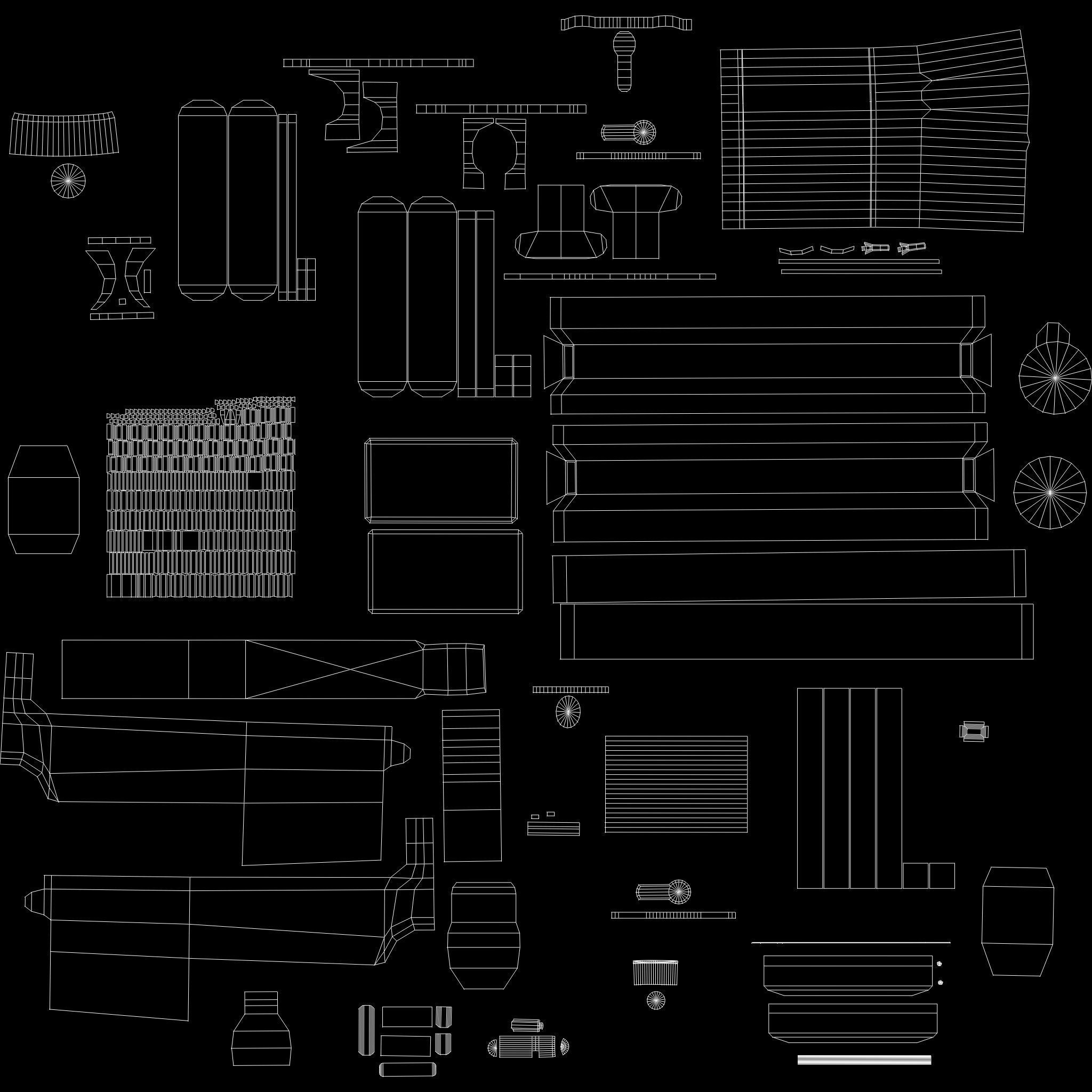 M416 Game Ready Low-poly 3D model_5