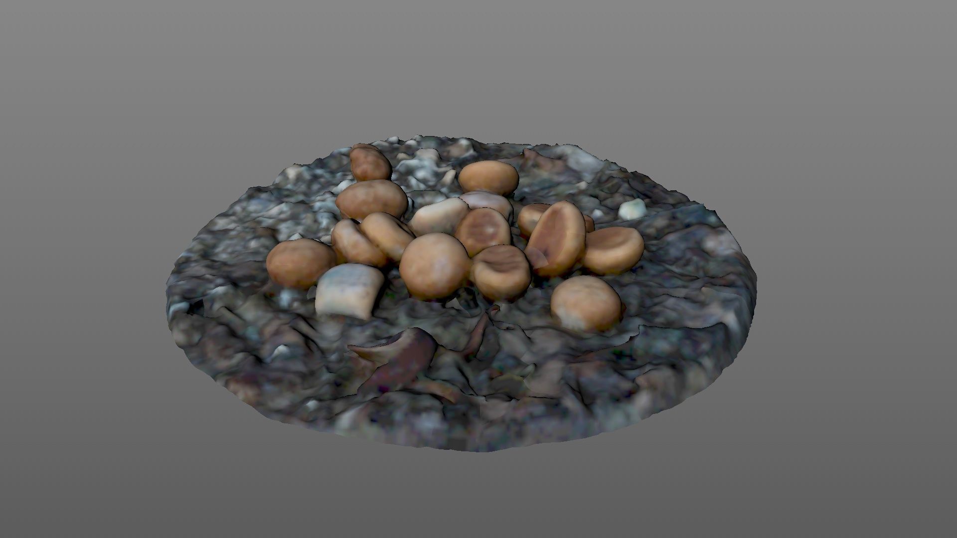 Discarded Bread Photoscenery Low-poly 3D model_7