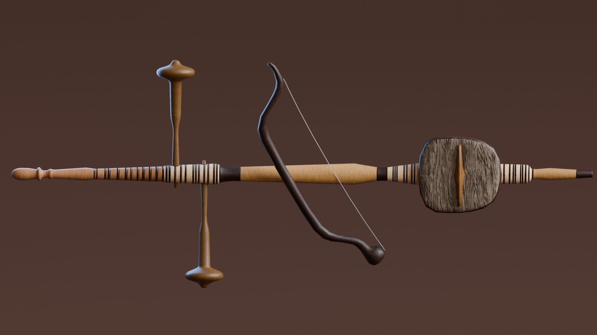 Traditional Instrument - Rebab Low-poly 3D model_2