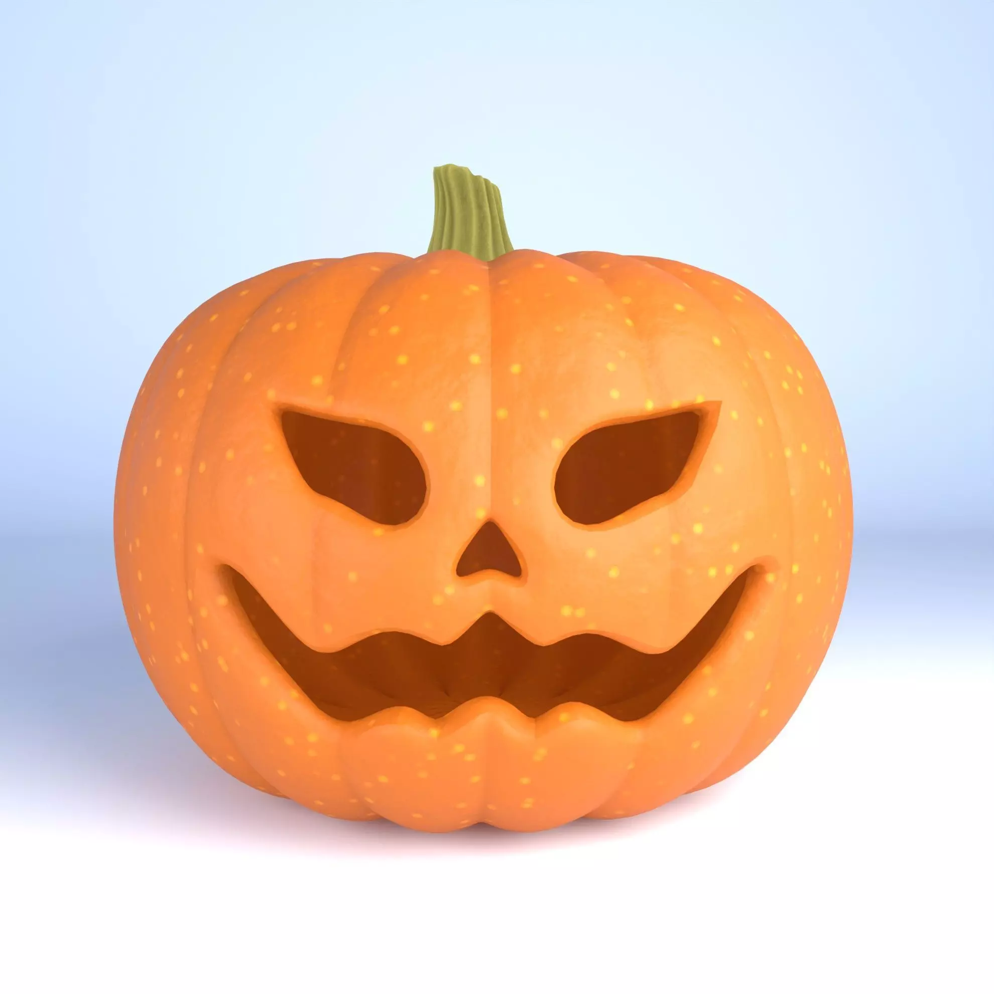 Halloween pumpkin 3D model_0