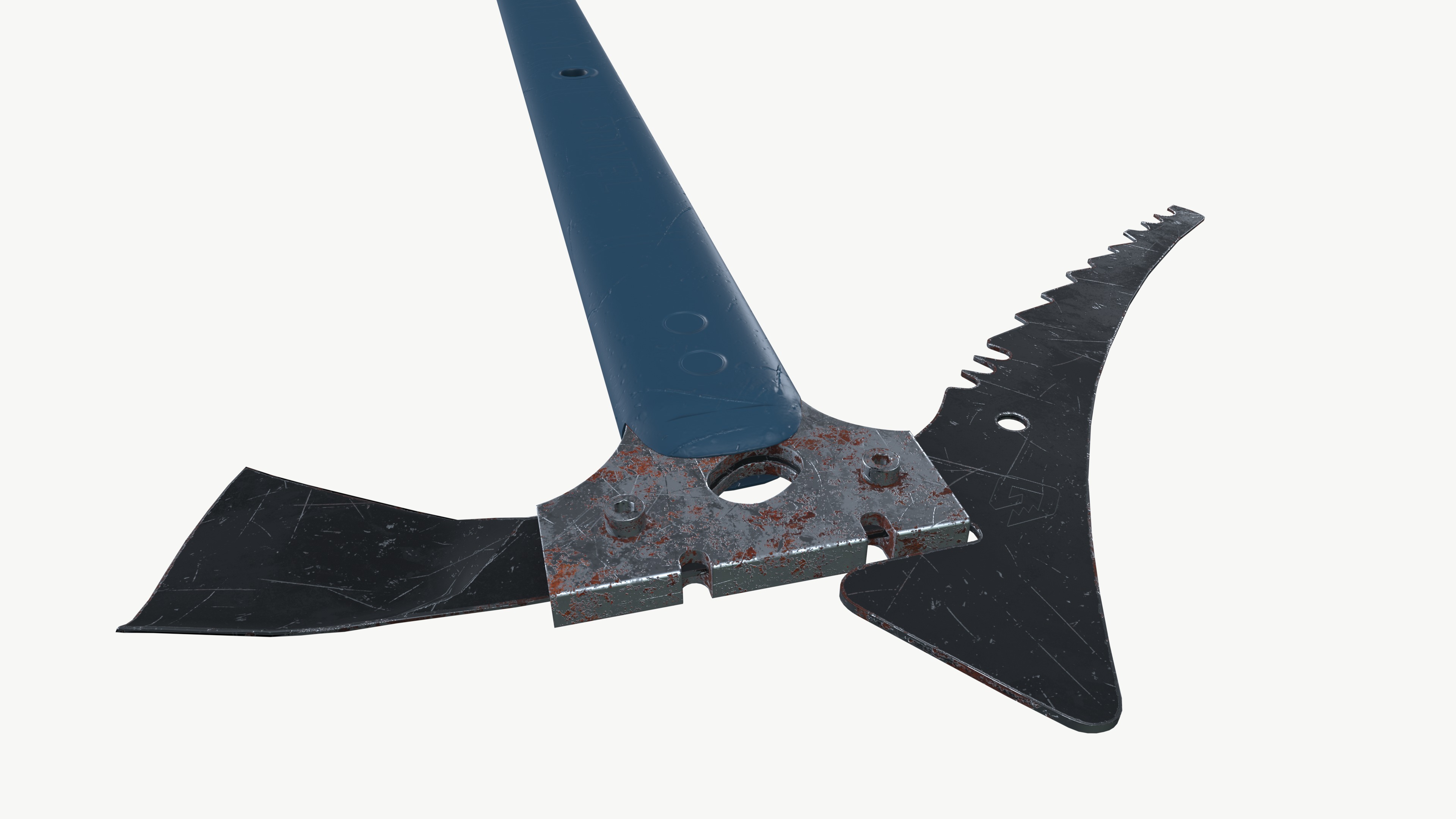Ice axe 3D model_3