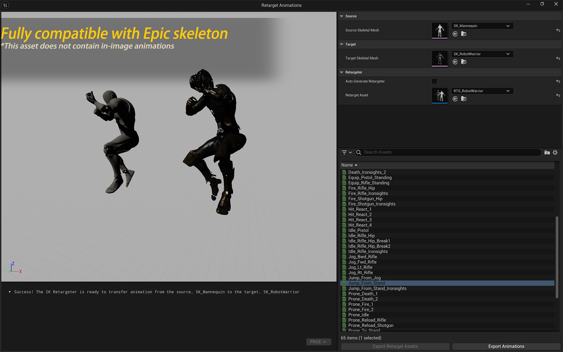 Sci-fi Robot Warrior Rigged GameReady Low-poly 3D model_17