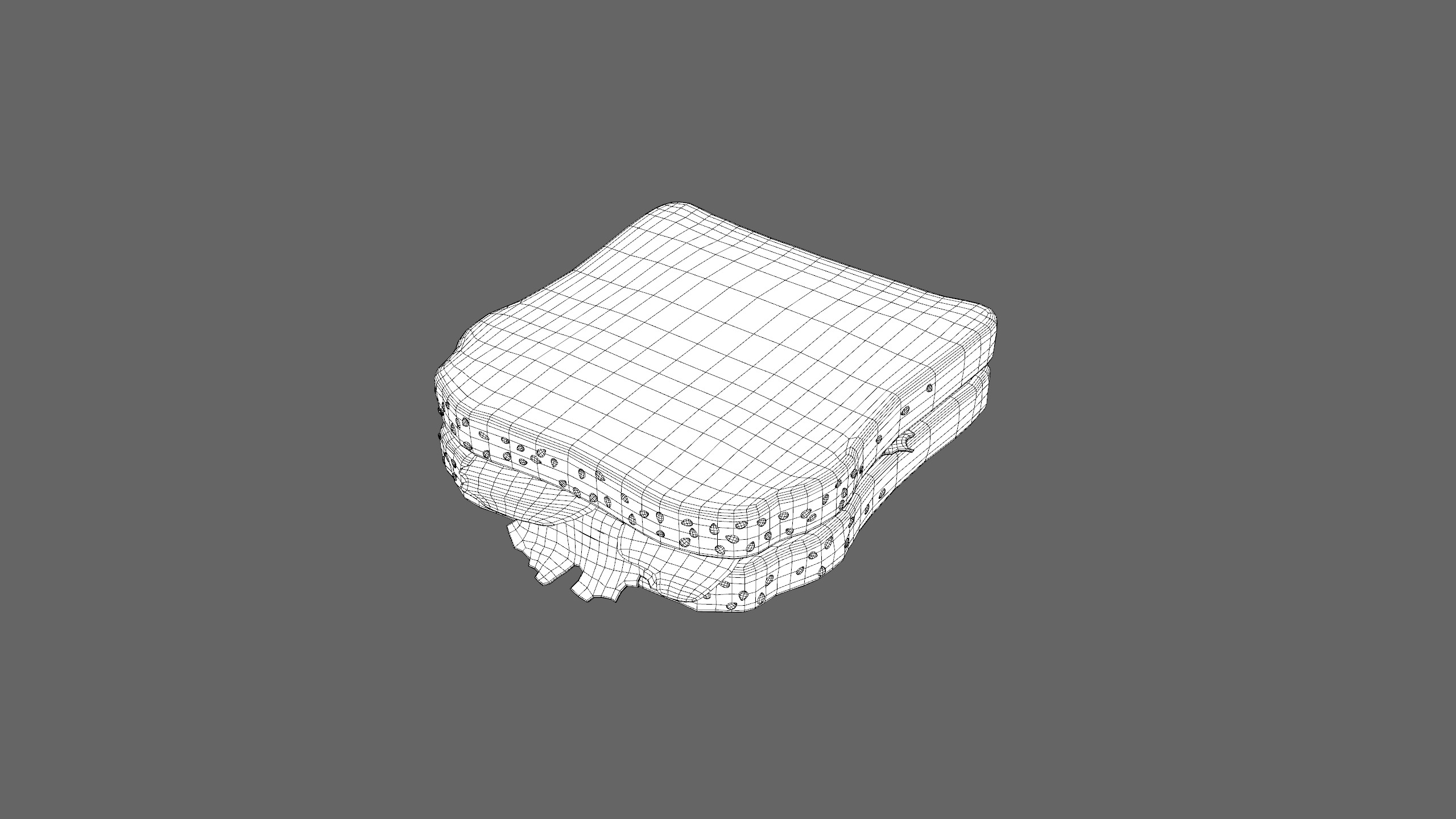 Sandwich Realistic Low-poly 3D model_6