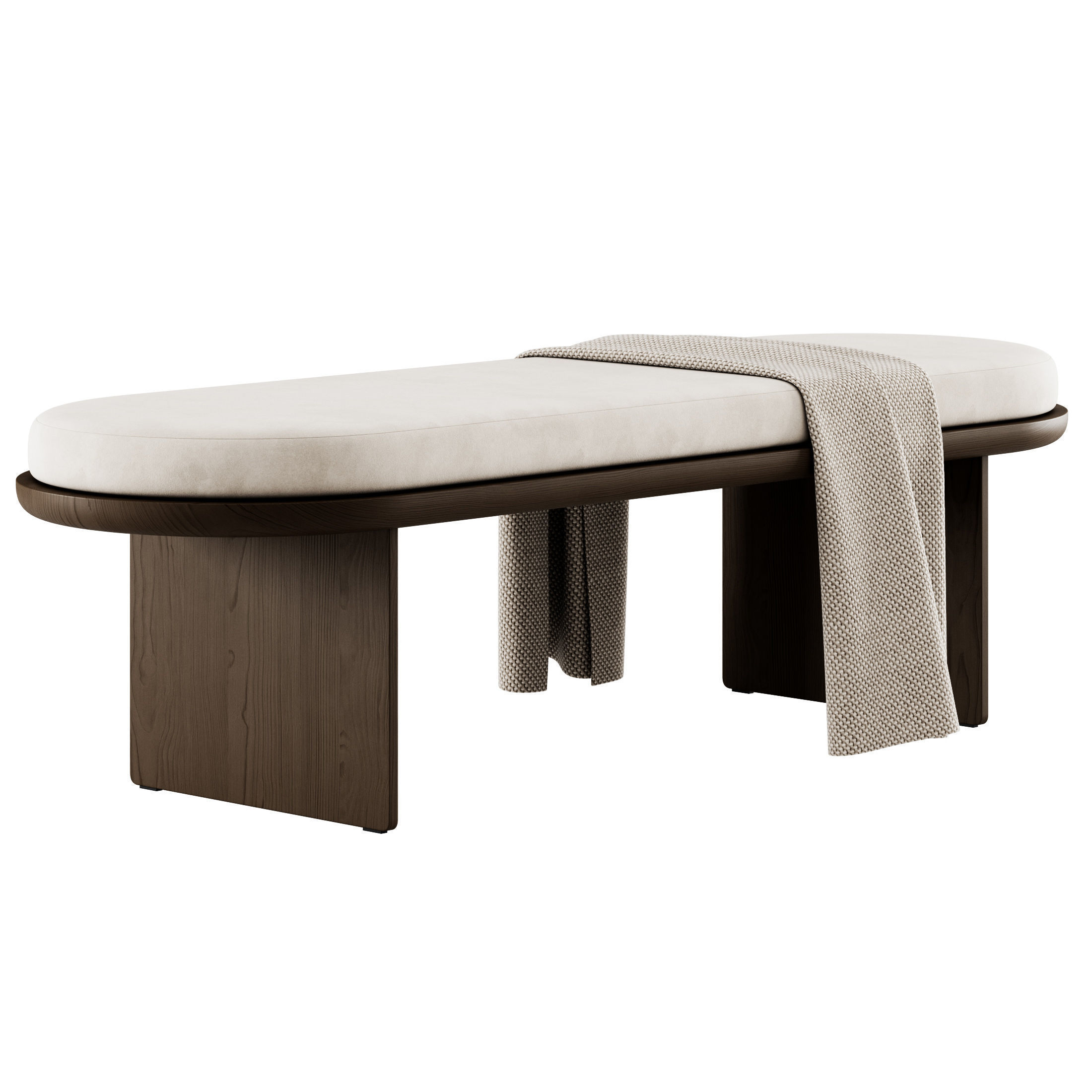 Sensei Bench By Gallotti Radice 3D model_1