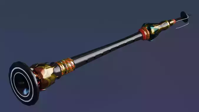 Traditional Instruments - Serunai Low-poly 3D model