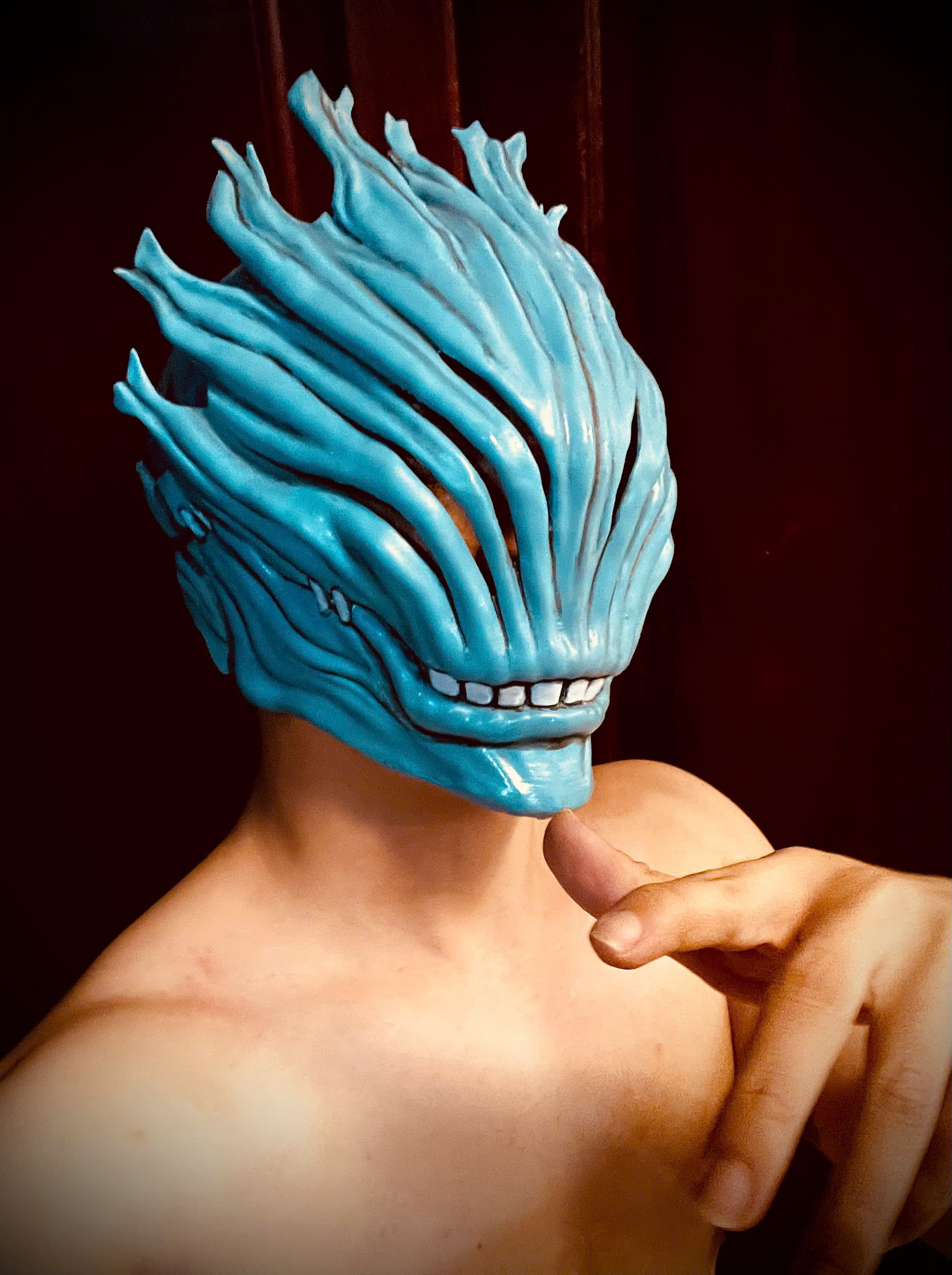 Mahito Final Form Mask High Quality  - Jujutsu Kaisen Cosplay 3D print model_4