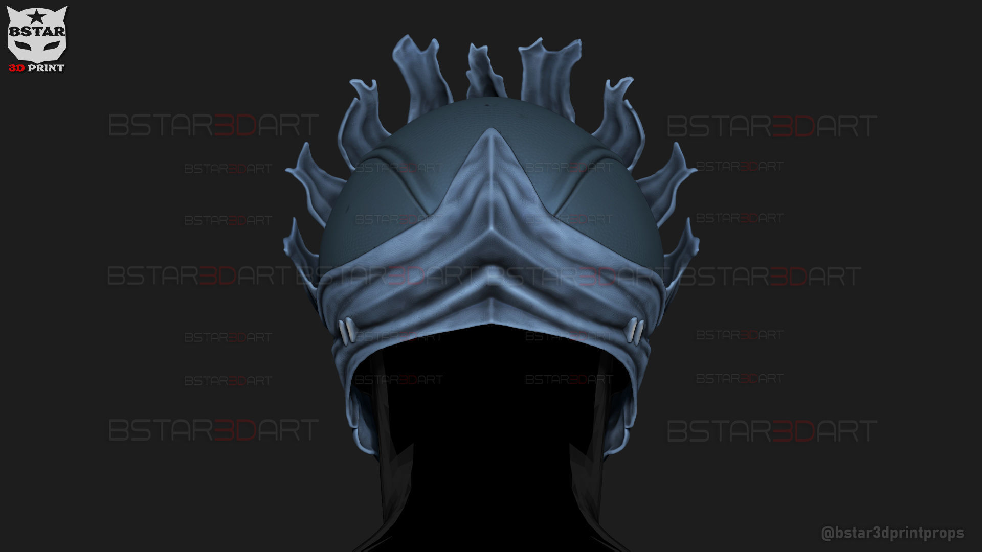 Mahito Final Form Mask High Quality  - Jujutsu Kaisen Cosplay 3D print model_21