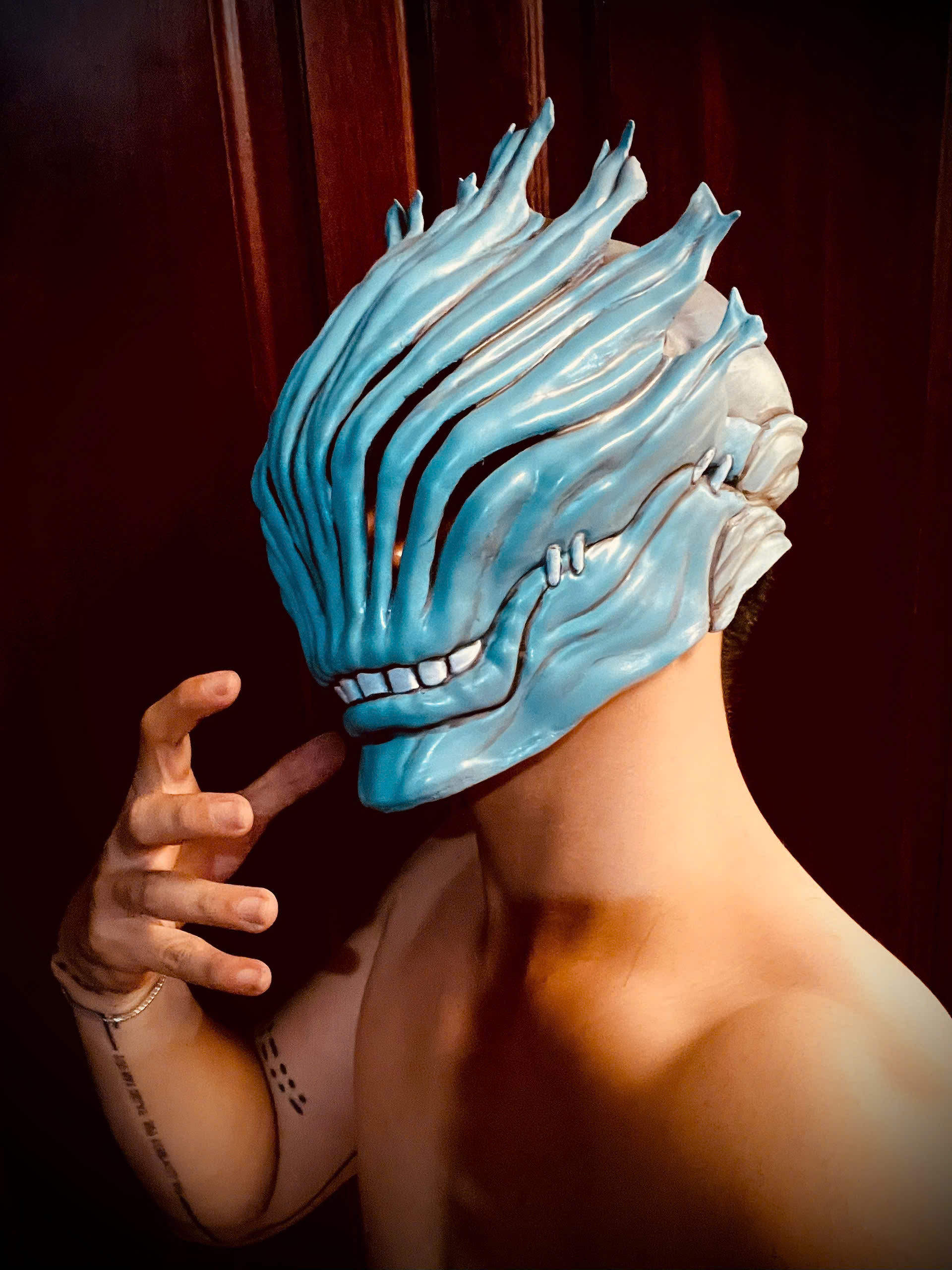 Mahito Final Form Mask High Quality  - Jujutsu Kaisen Cosplay 3D print model_3