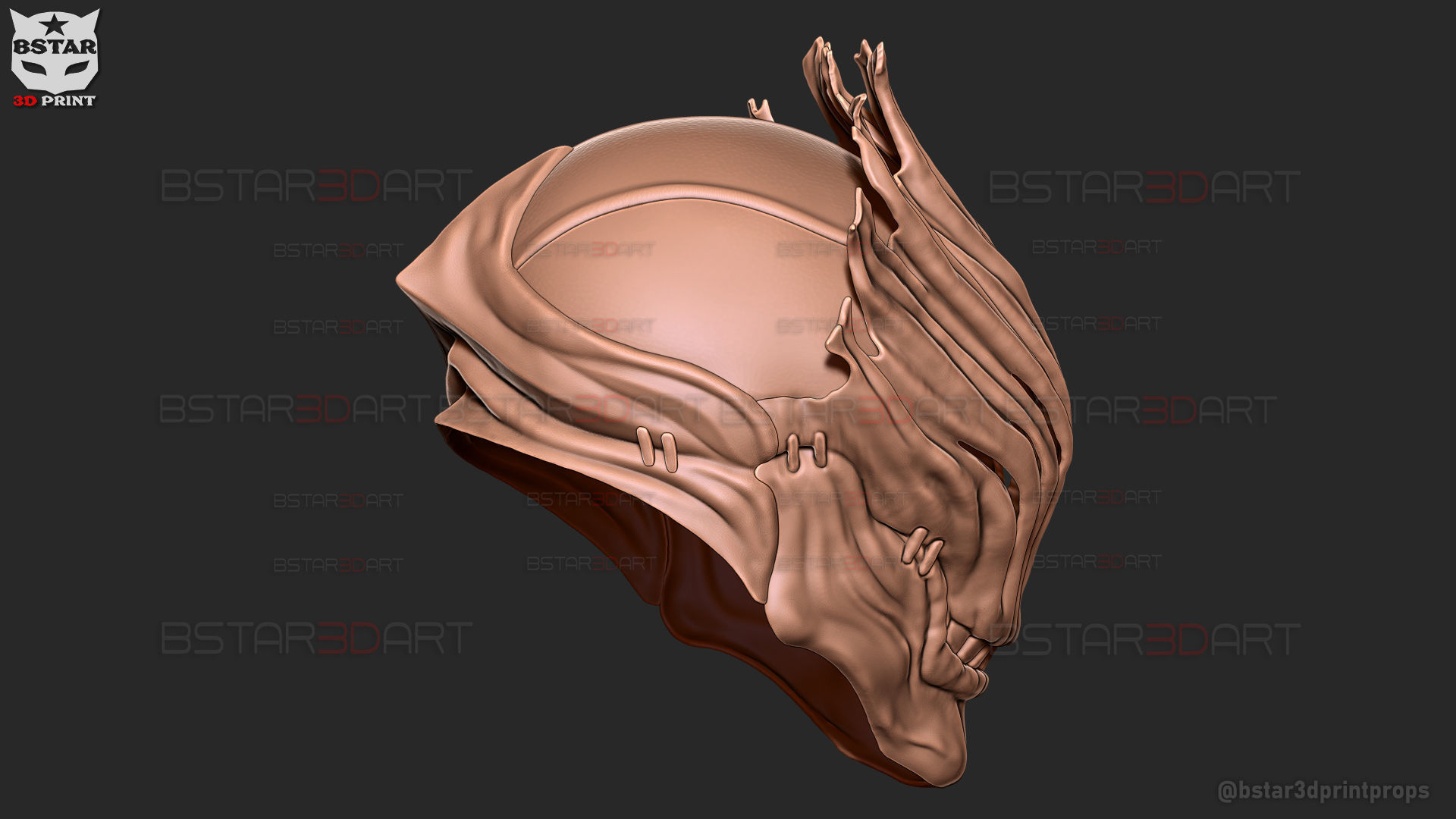 Mahito Final Form Mask High Quality  - Jujutsu Kaisen Cosplay 3D print model_31