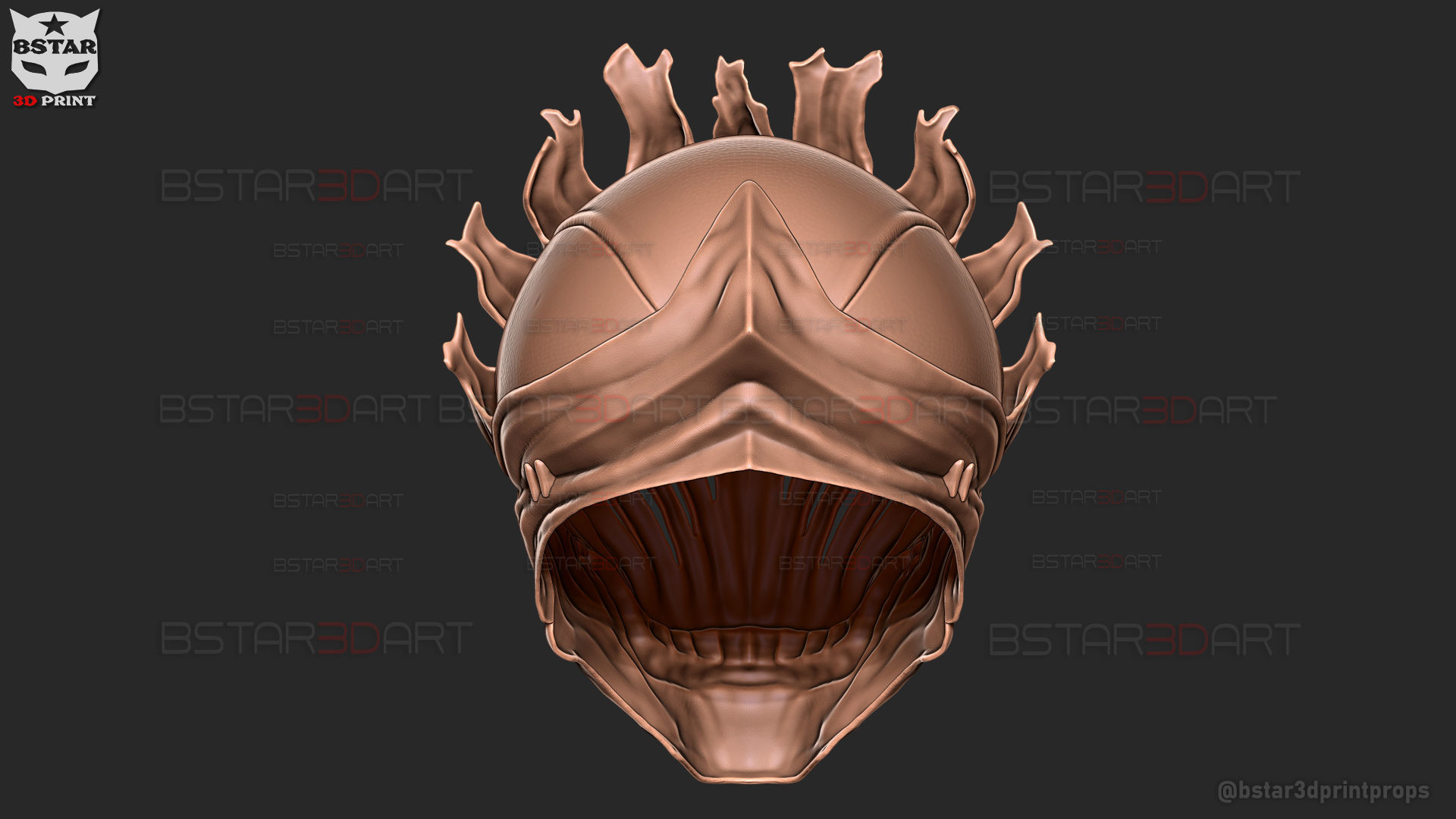 Mahito Final Form Mask High Quality  - Jujutsu Kaisen Cosplay 3D print model_30