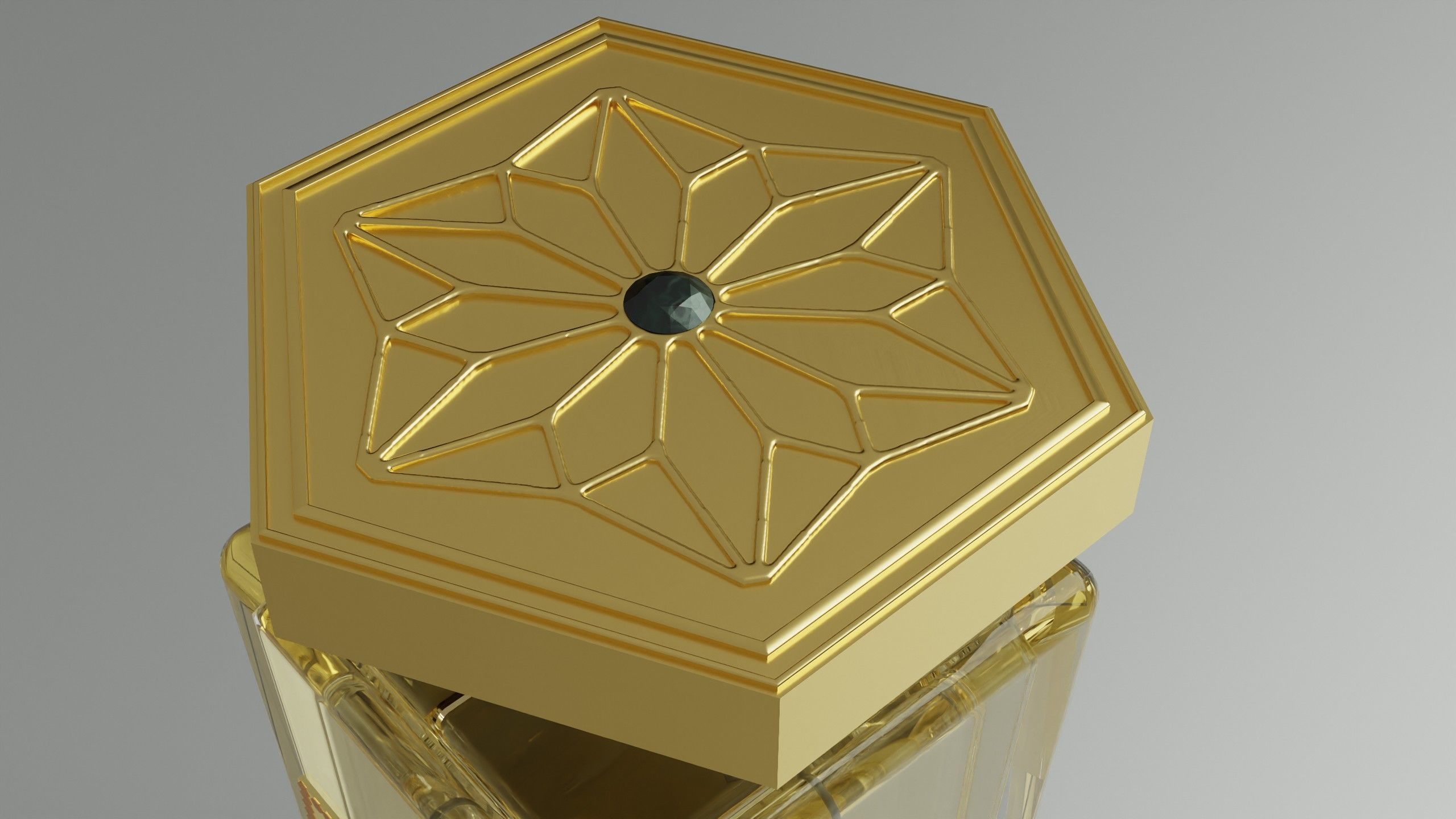 Eau de perfume bottle Free 3D model_2