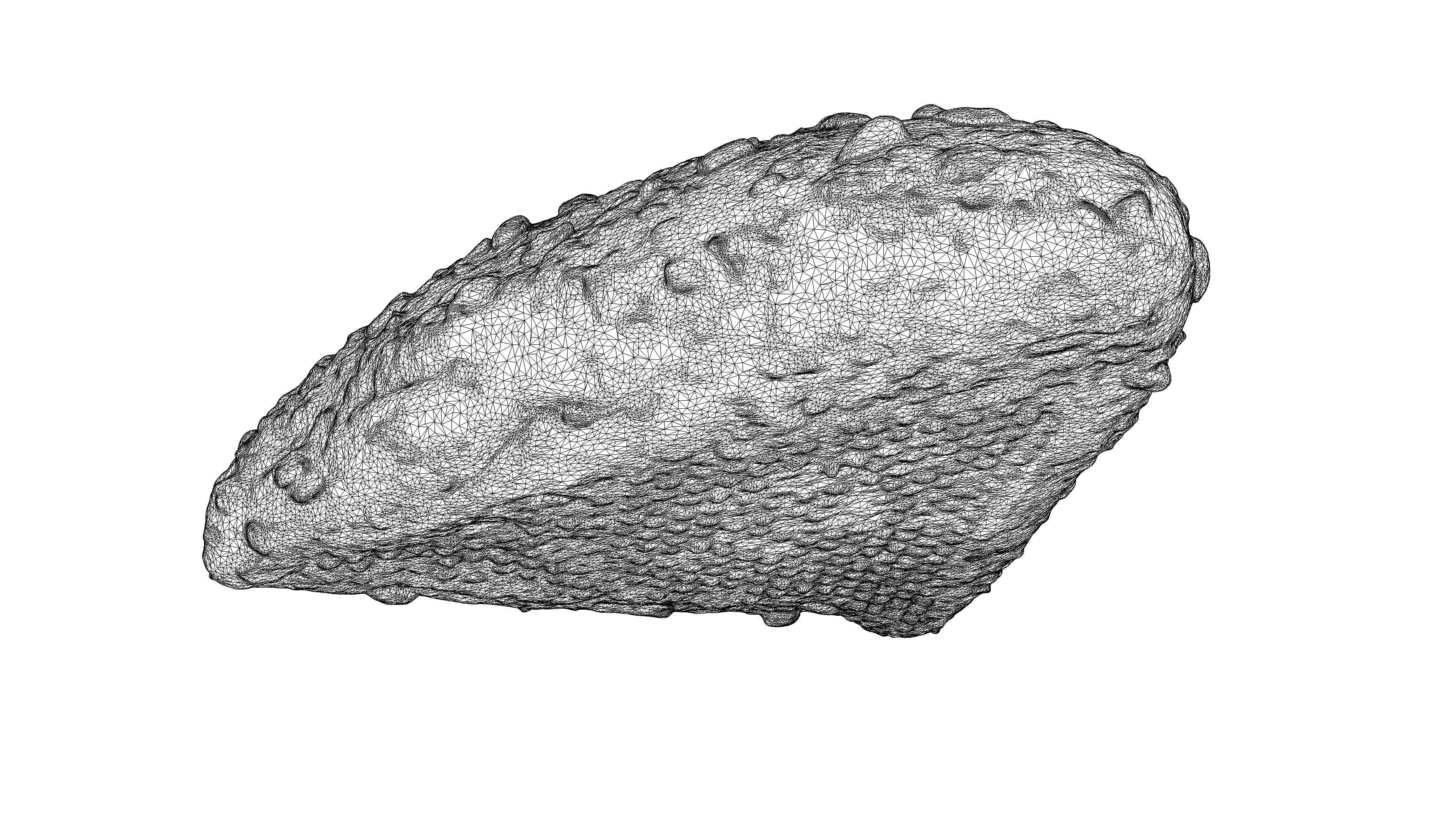 Photorealistic 3D scan of grain bun Low-poly 3D model_21