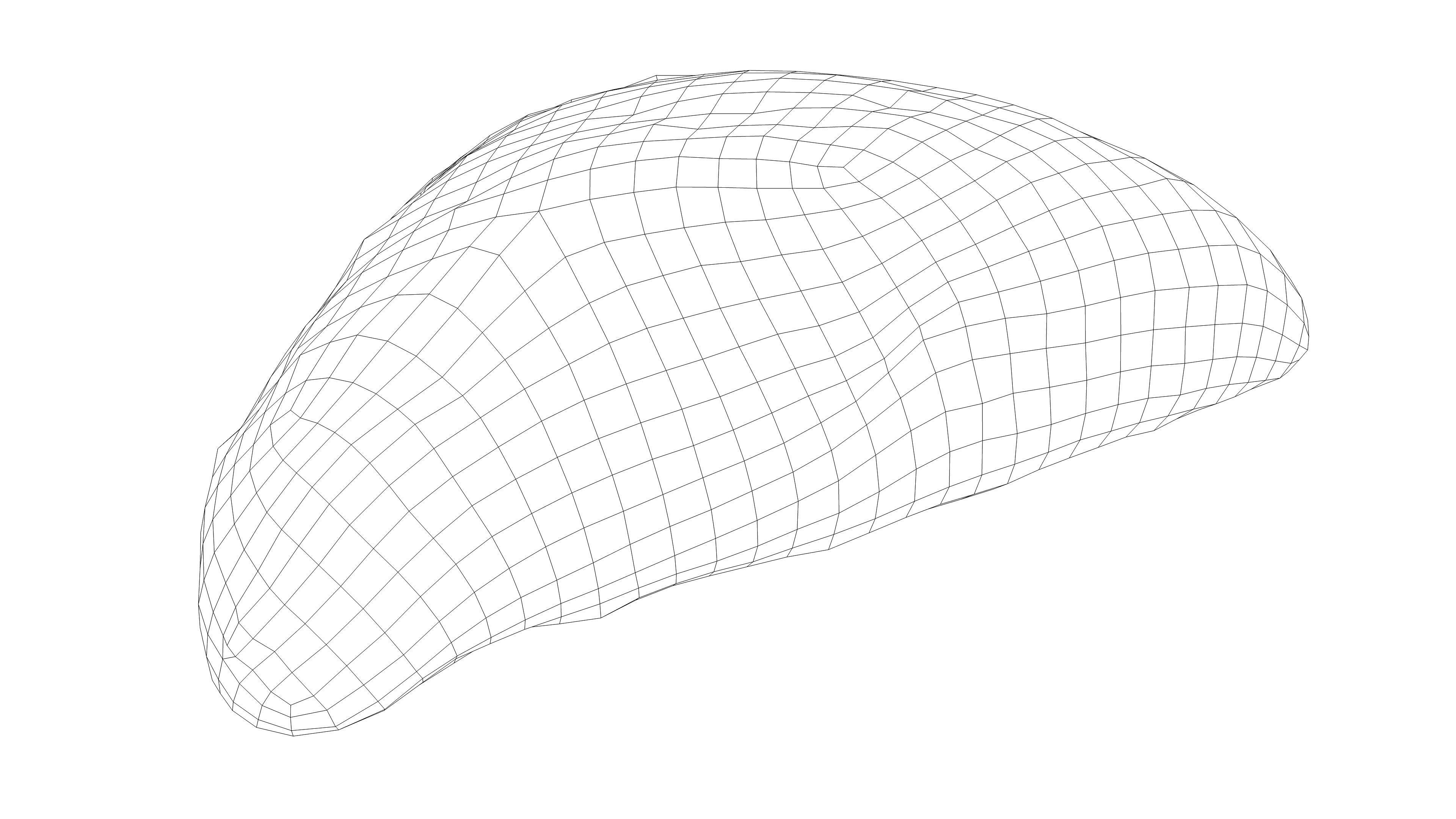 Photorealistic 3D scan of grain bun Low-poly 3D model_15