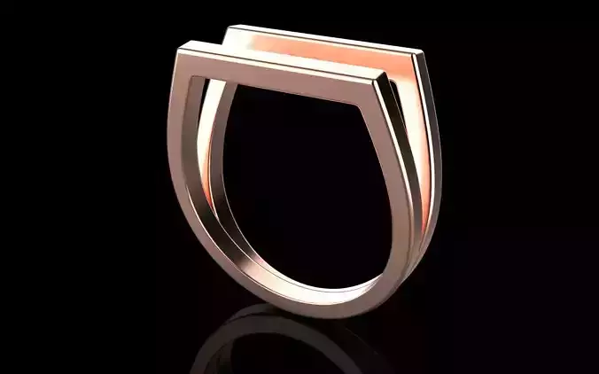 Ring model 7 3D print model 