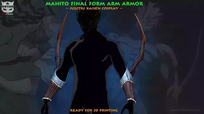 Mahito Final Form Arm Armor - Jujutsu Kaisen Cosplay