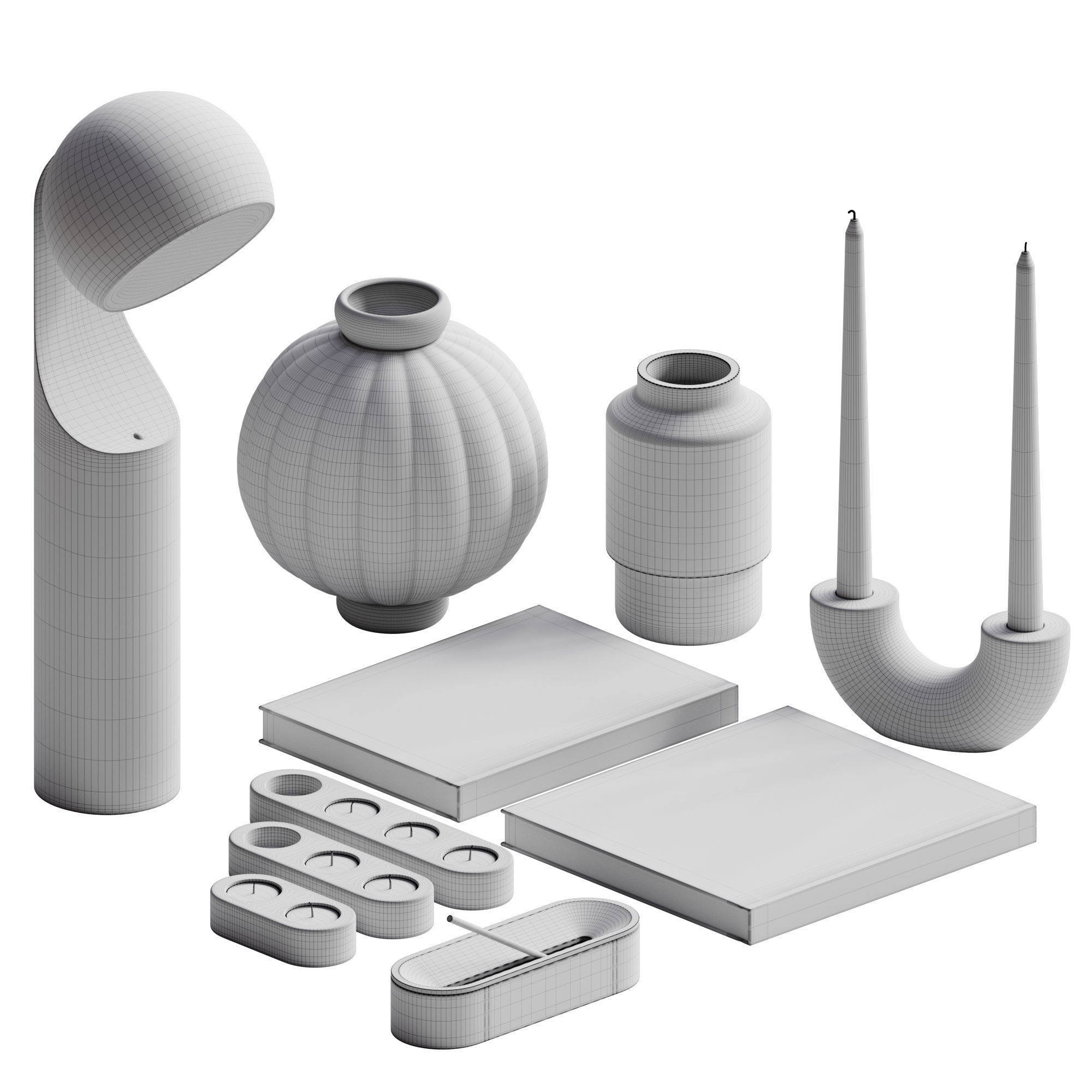 Decor Set 007 3D model_9