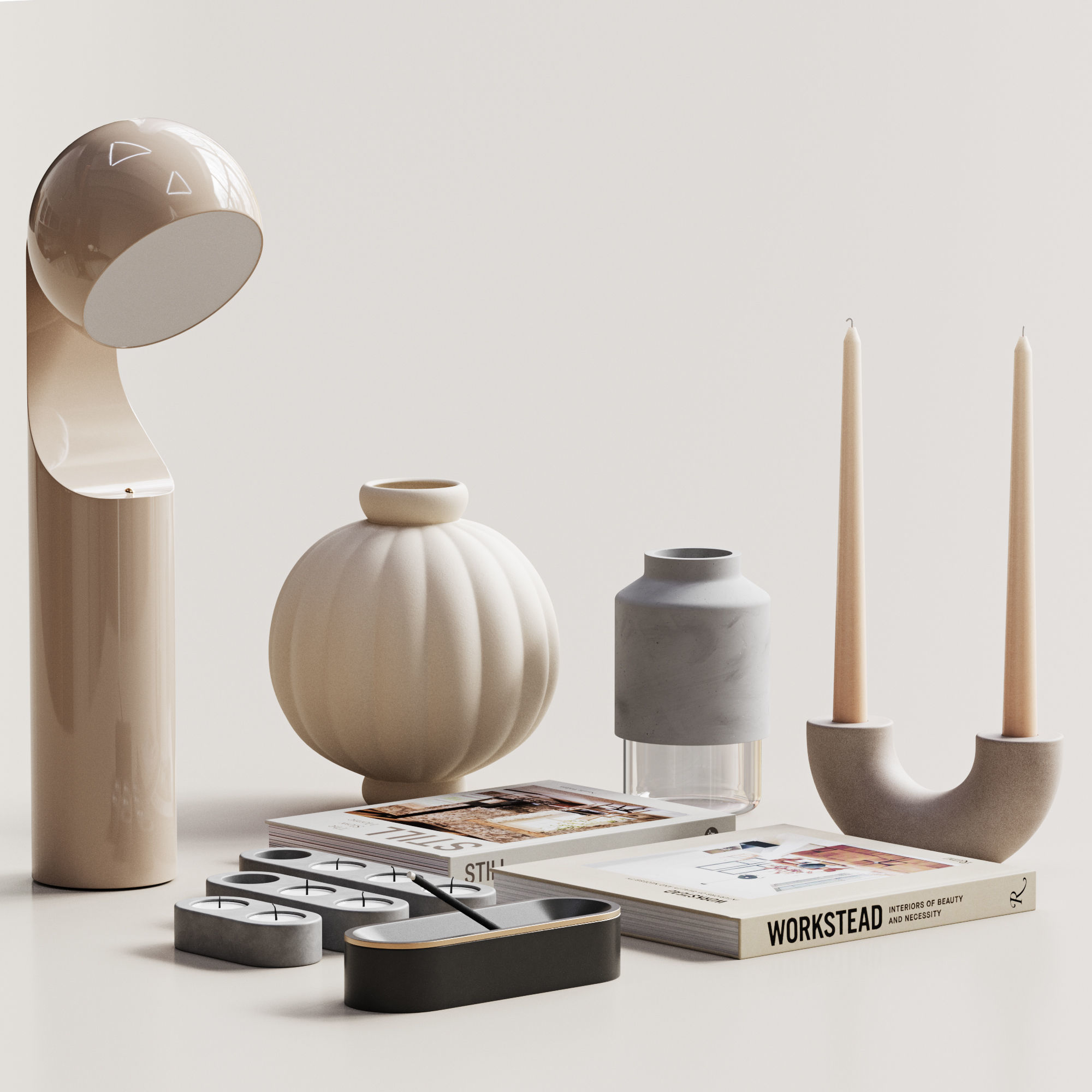 Decor Set 007 3D model_1