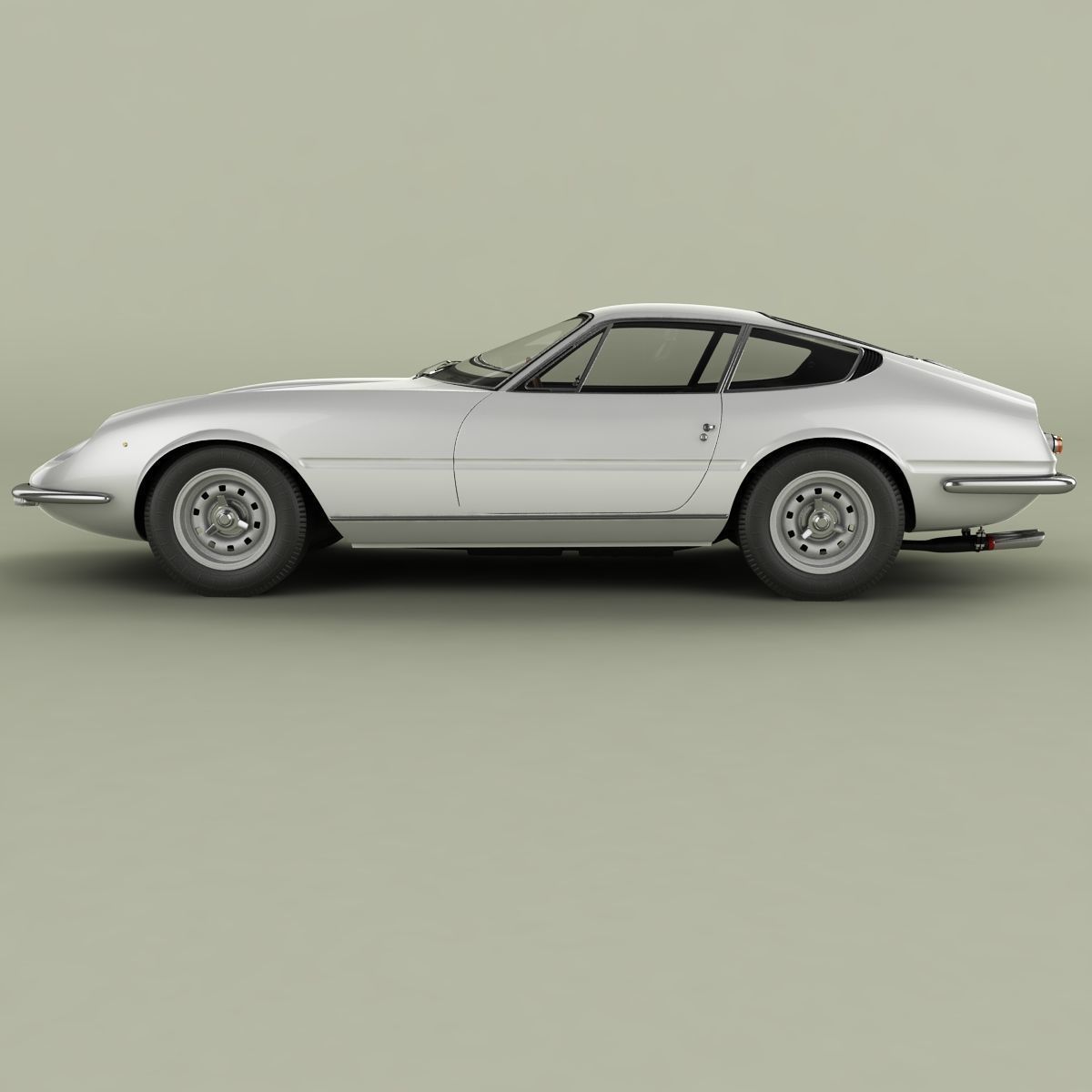 Ferrari 365 GTB-4 Daytona Prototype 3D model_1