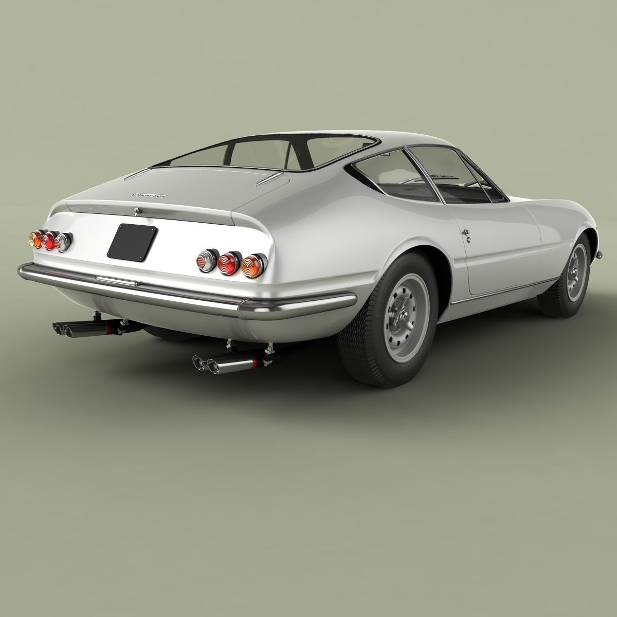 Ferrari 365 GTB-4 Daytona Prototype 3D model_2