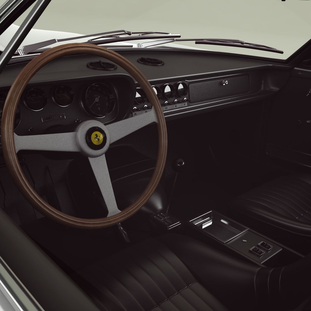 Ferrari 365 GTB-4 Daytona Prototype 3D model_8