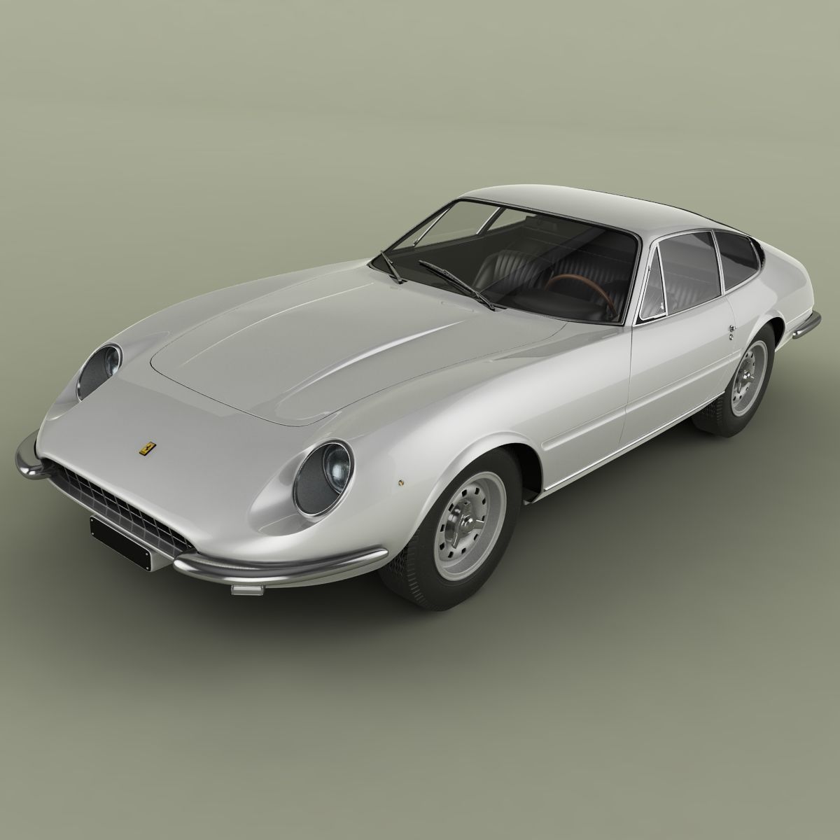 Ferrari 365 GTB-4 Daytona Prototype 3D model_5