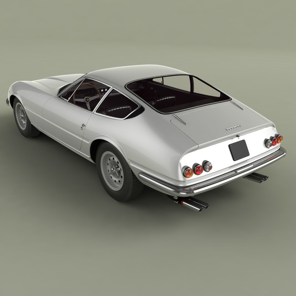 Ferrari 365 GTB-4 Daytona Prototype 3D model_7