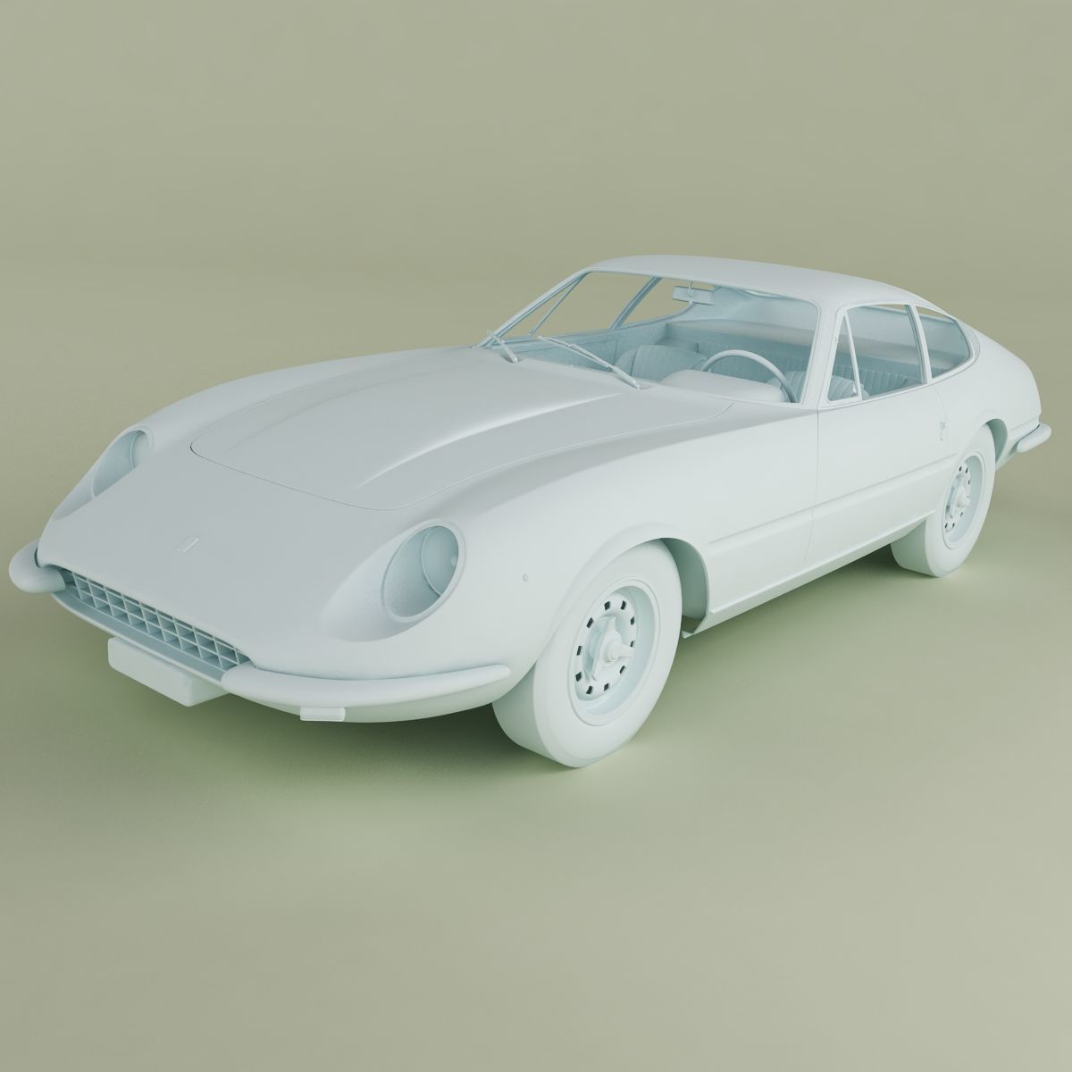 Ferrari 365 GTB-4 Daytona Prototype 3D model_10