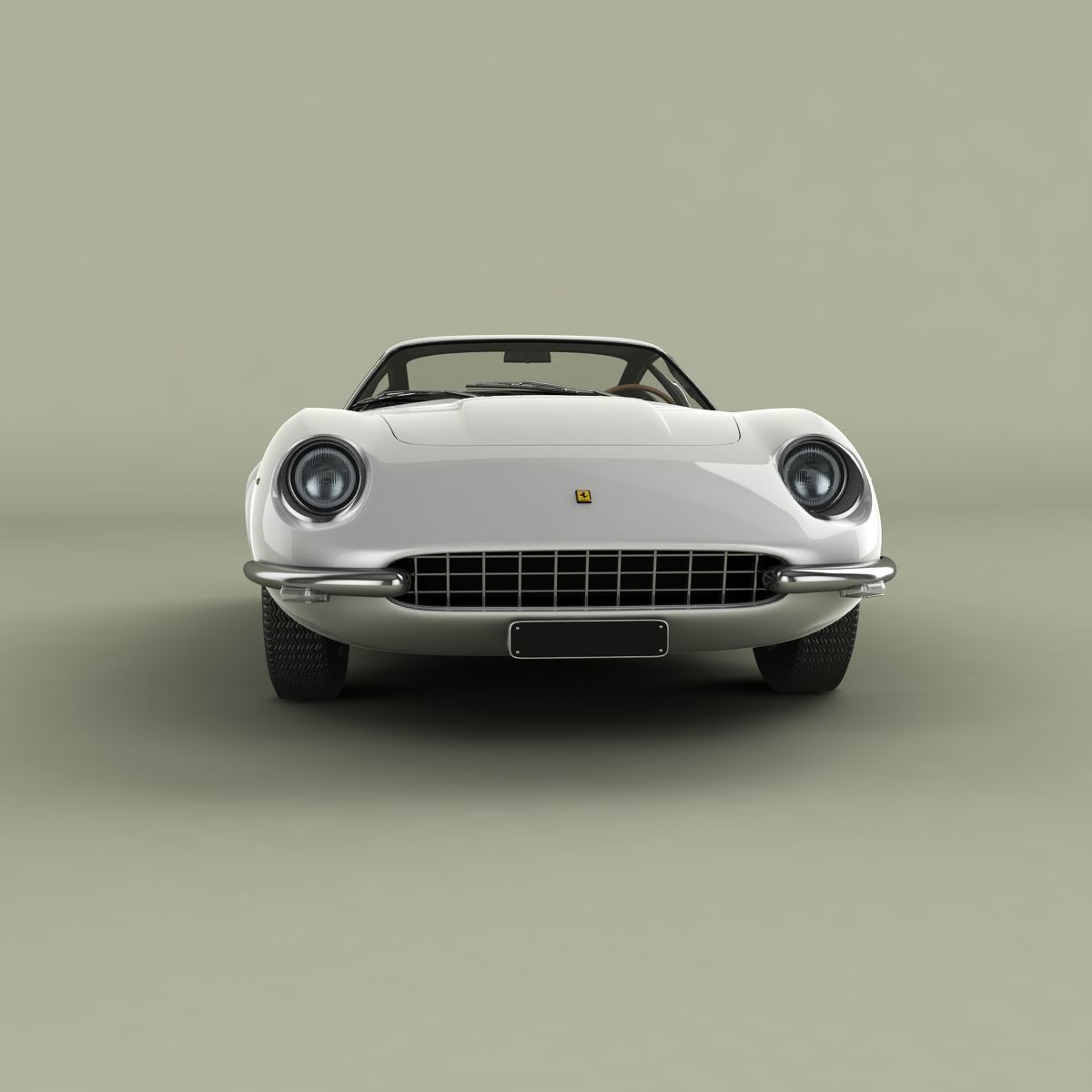 Ferrari 365 GTB-4 Daytona Prototype 3D model_4