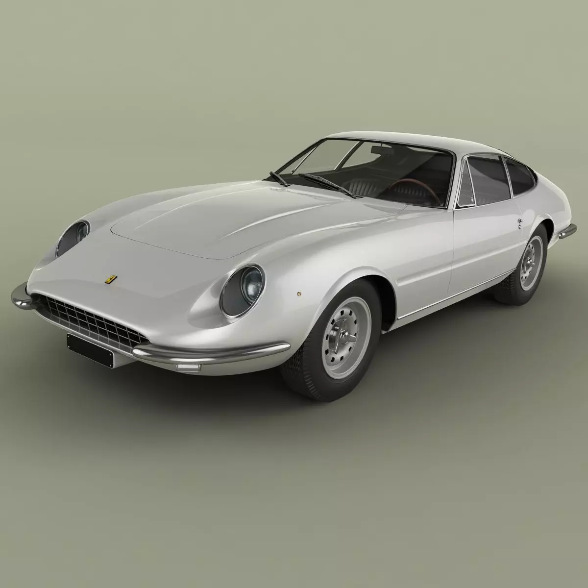 Ferrari 365 GTB-4 Daytona Prototype 3D model_0