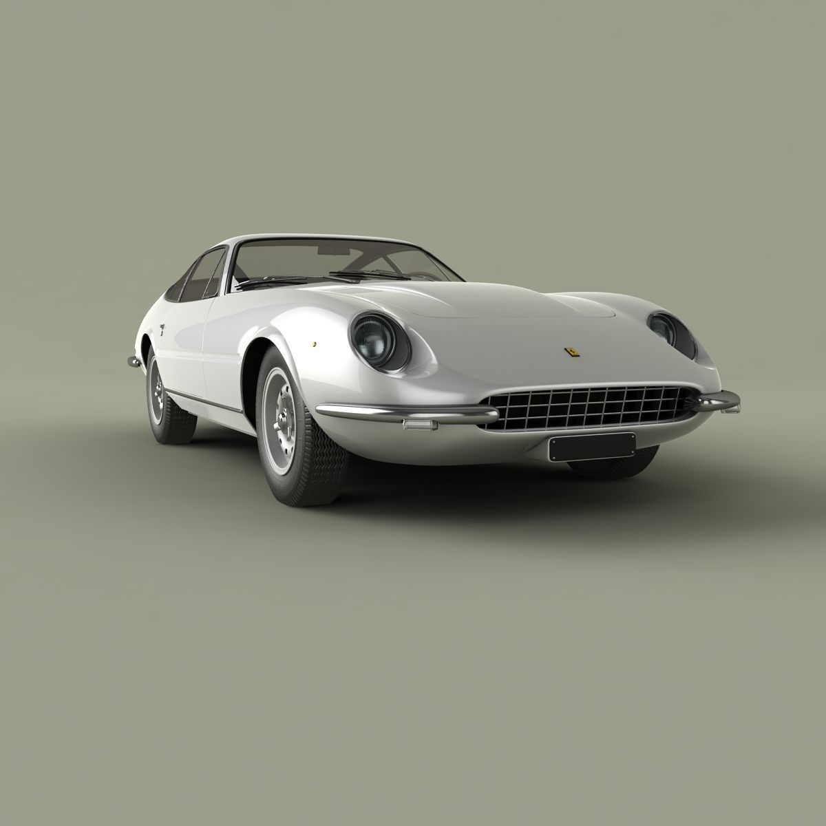 Ferrari 365 GTB-4 Daytona Prototype 3D model_9