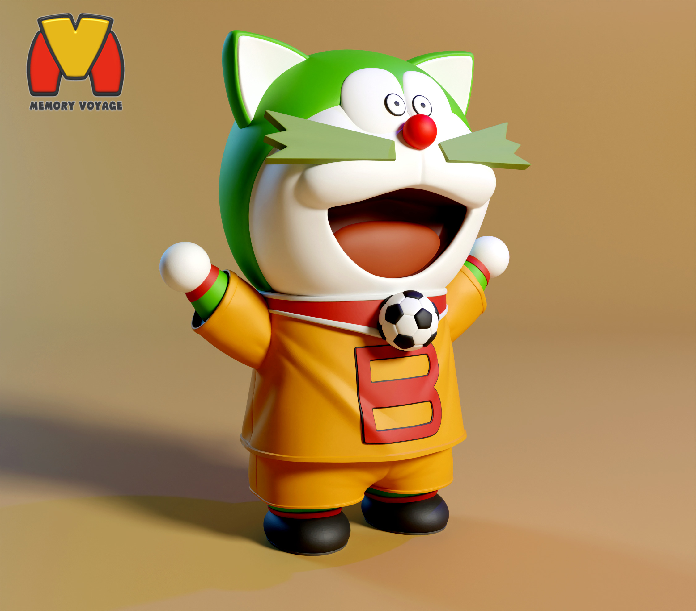 Dora-Rinho 3D print model_2