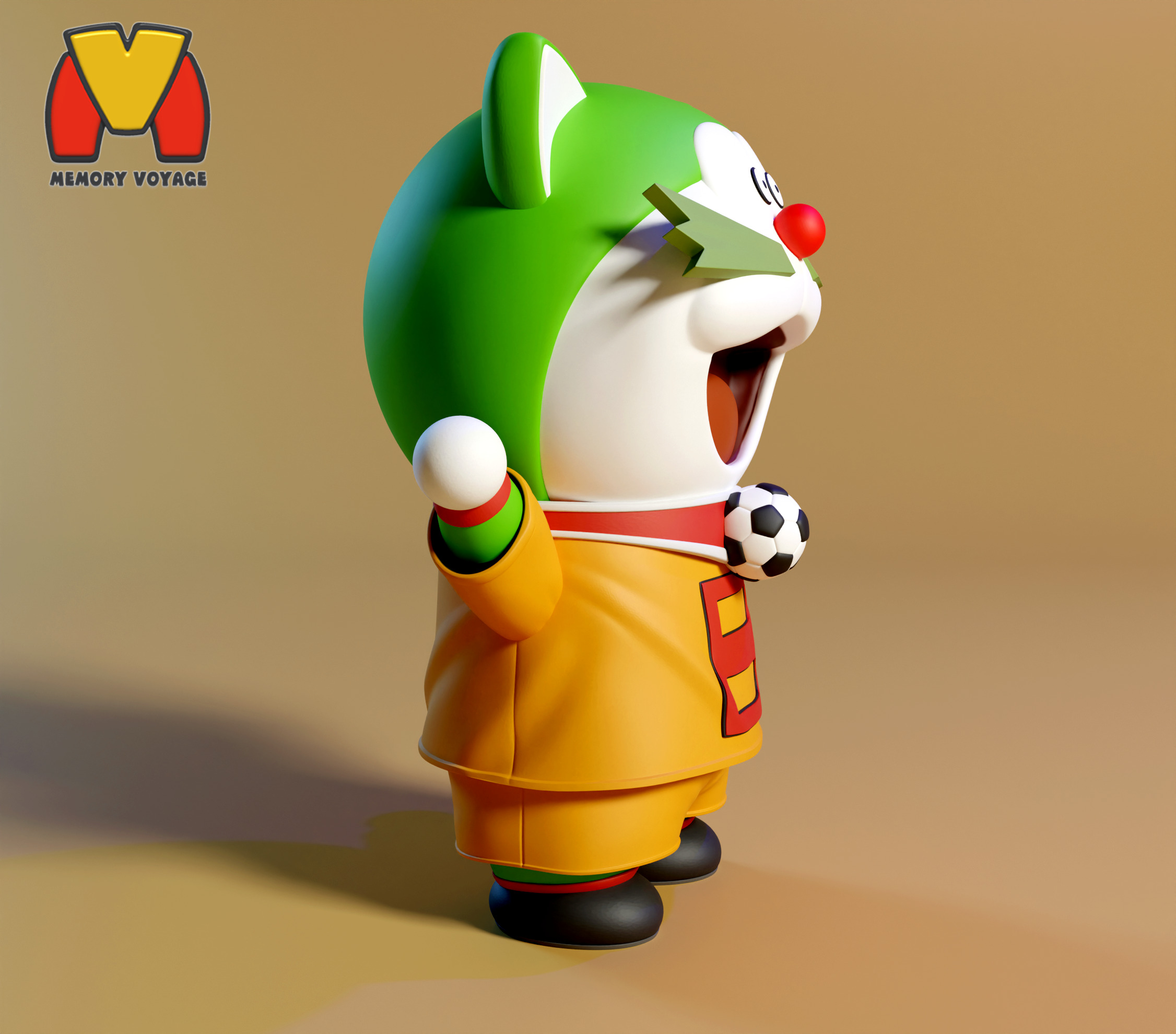 Dora-Rinho 3D print model_1