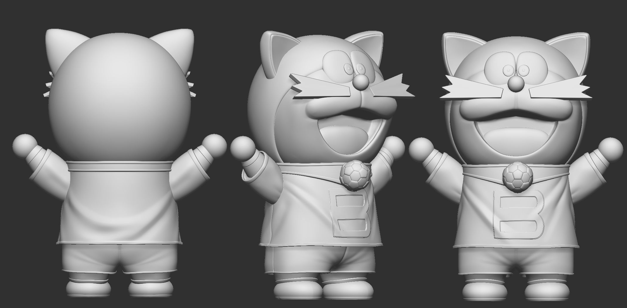 Dora-Rinho 3D print model_4