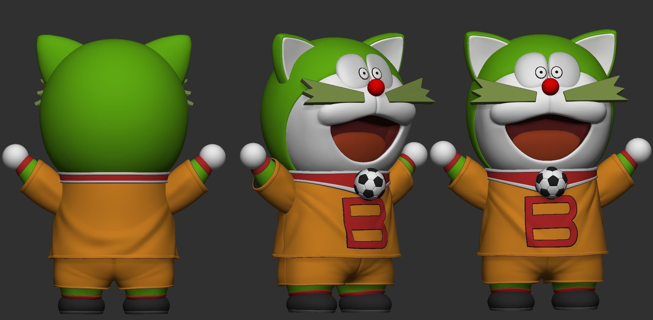 Dora-Rinho 3D print model_3