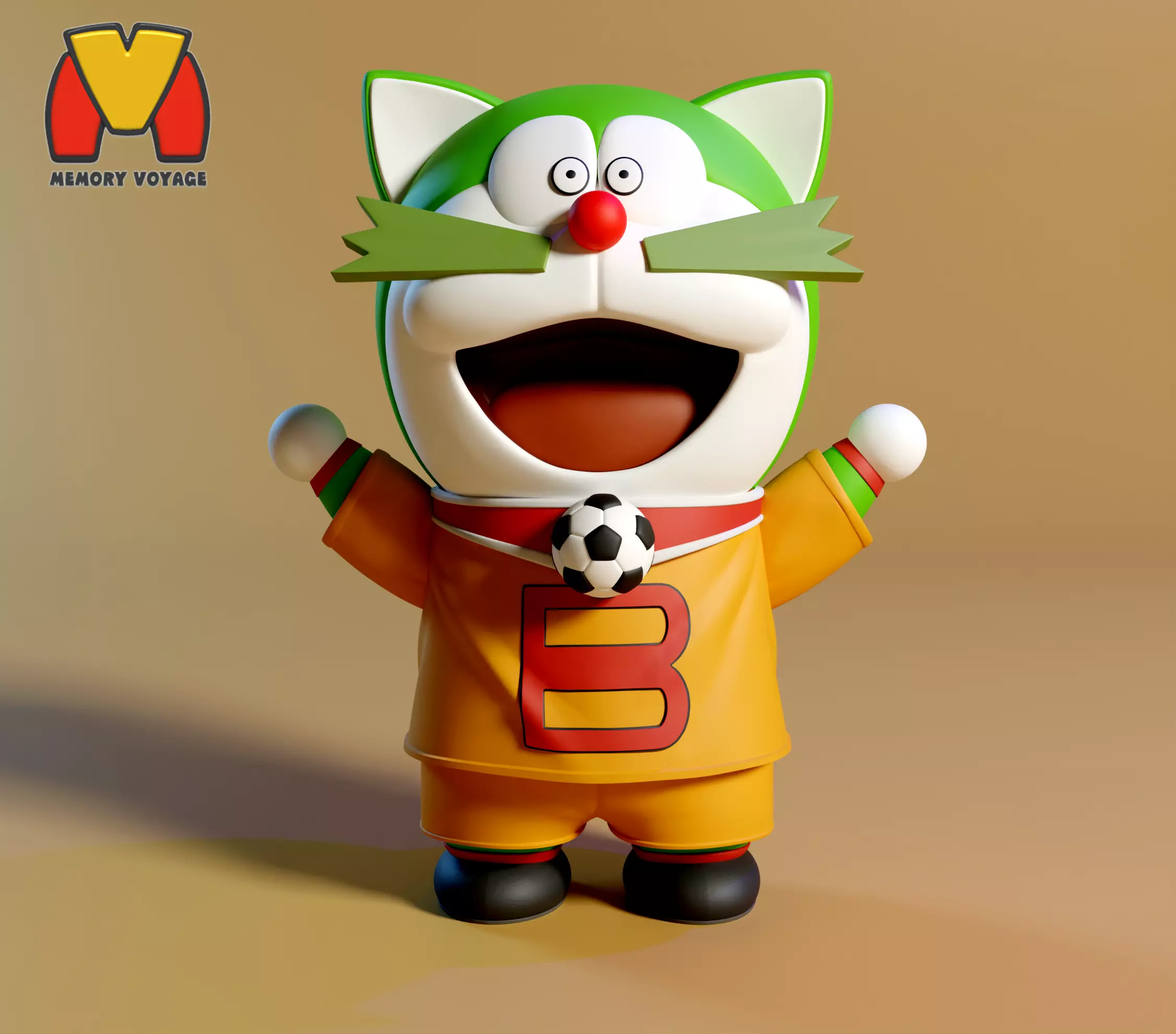 Dora-Rinho 3D print model_0