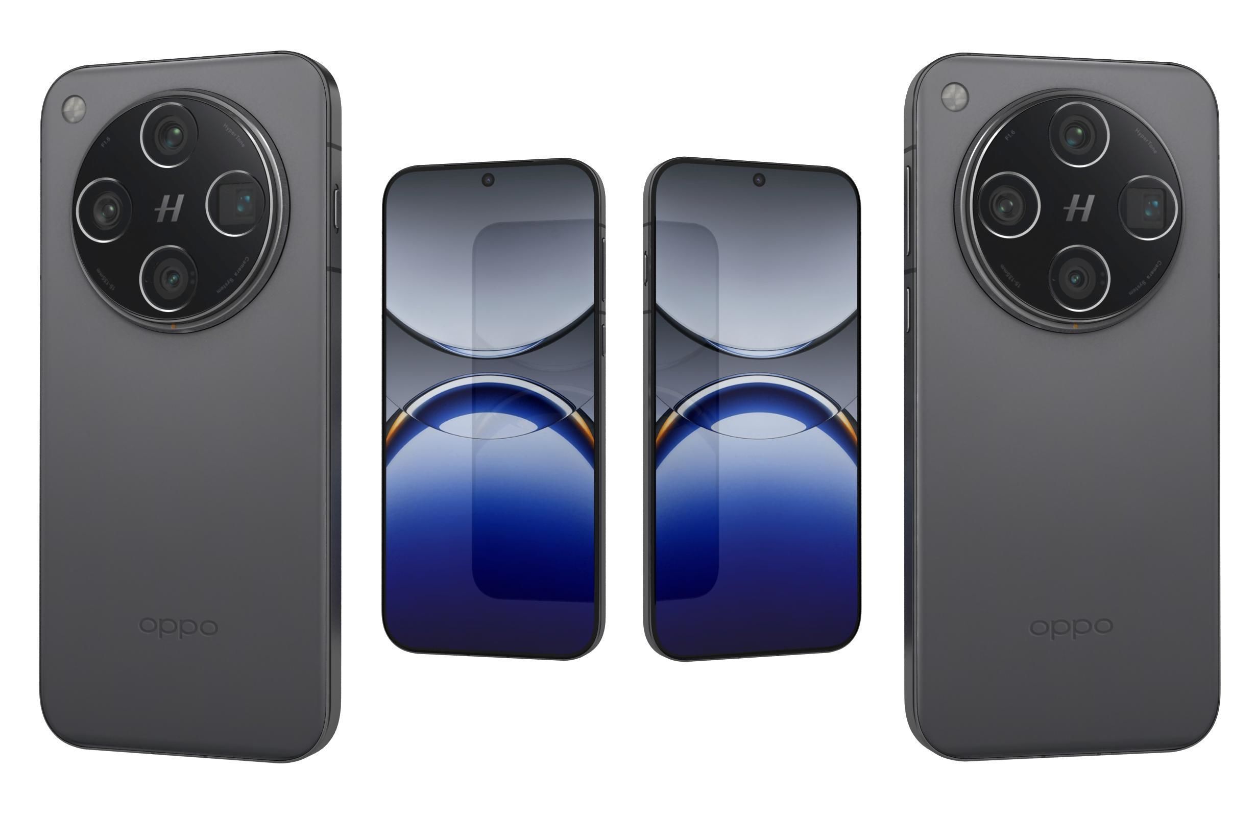 Oppo Find X8 Pro Hoshino Black 3D model_3