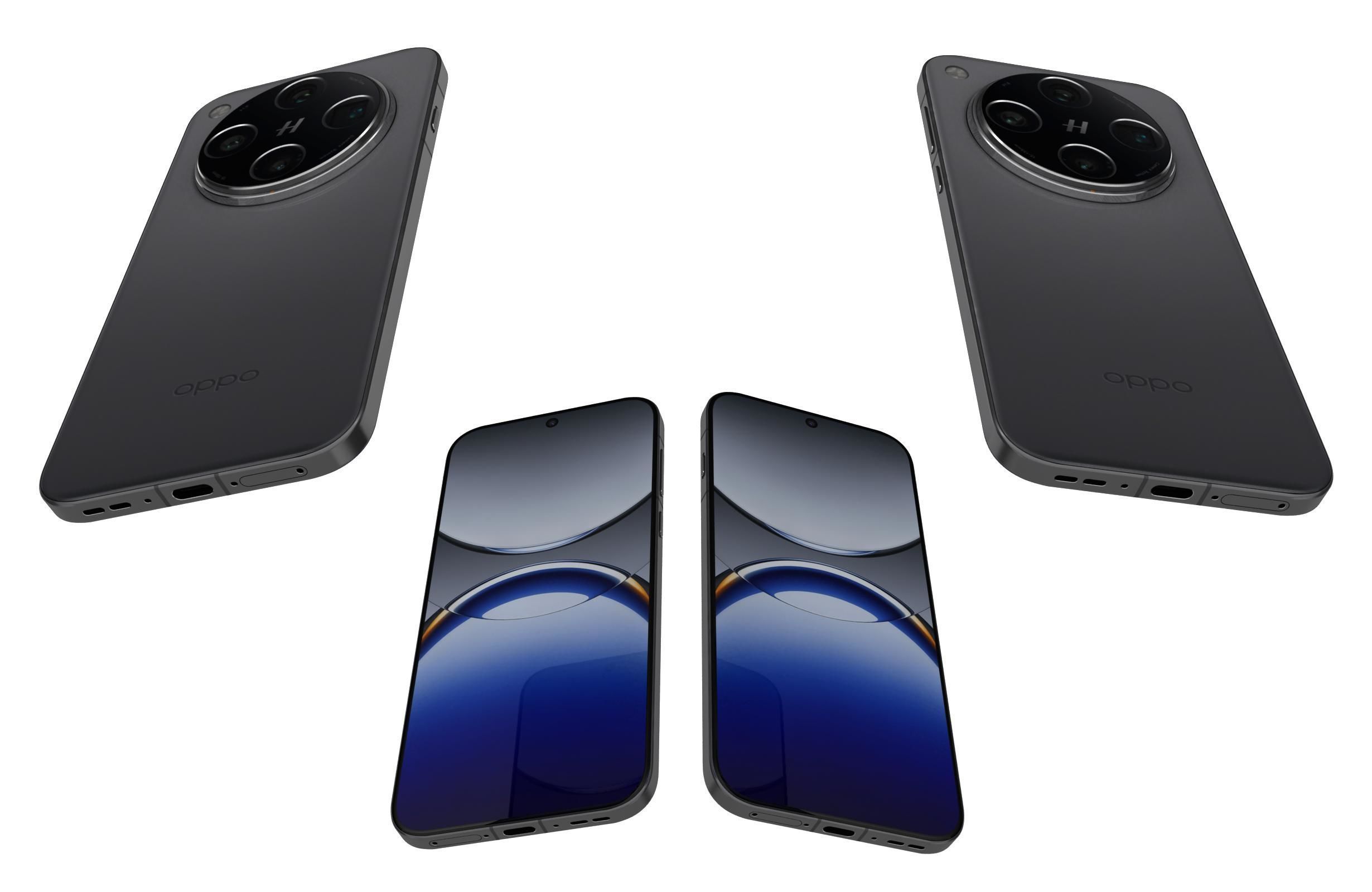 Oppo Find X8 Pro Hoshino Black 3D model_9