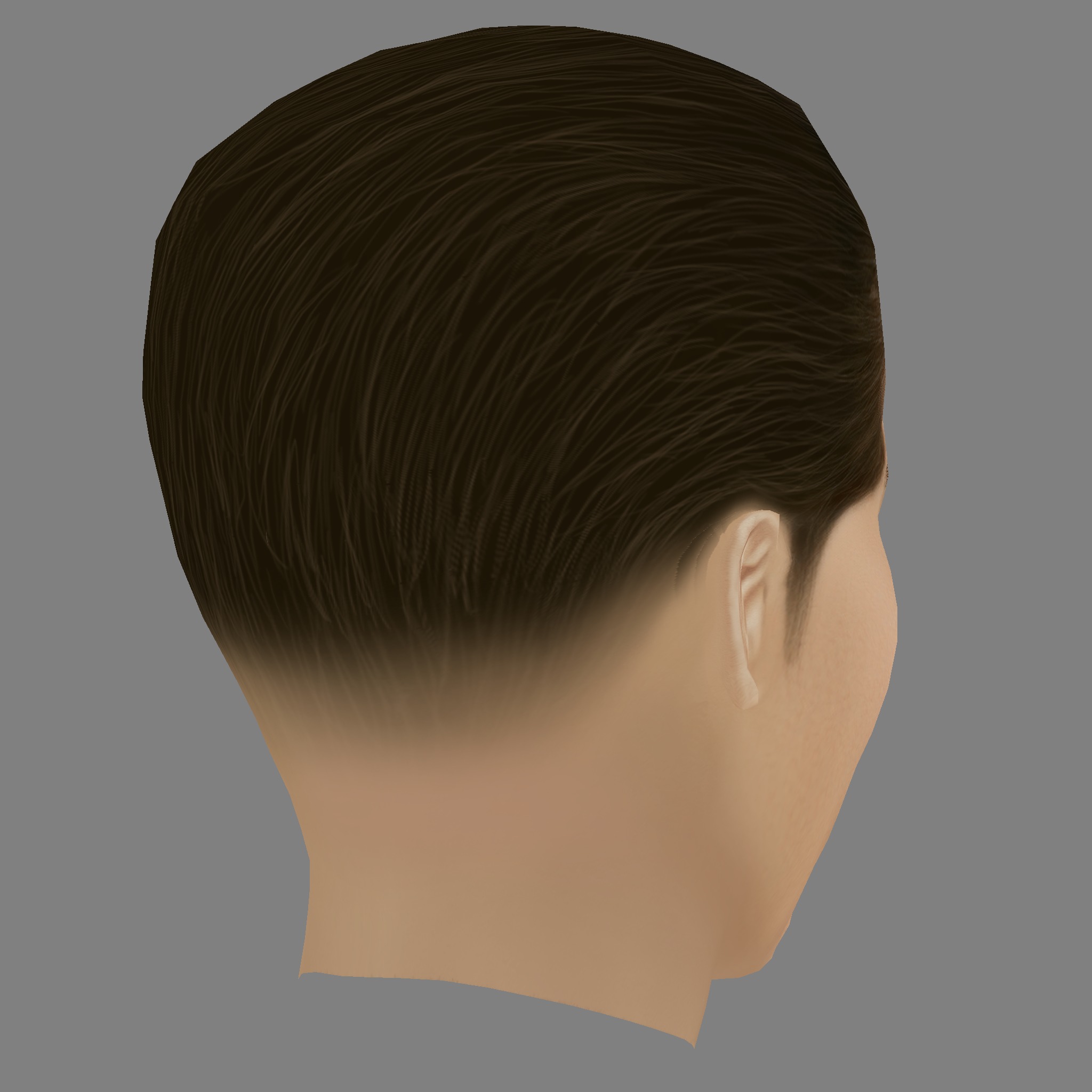 Greg Kolpakchi Head - Low poly head for game Low-poly 3D model_4
