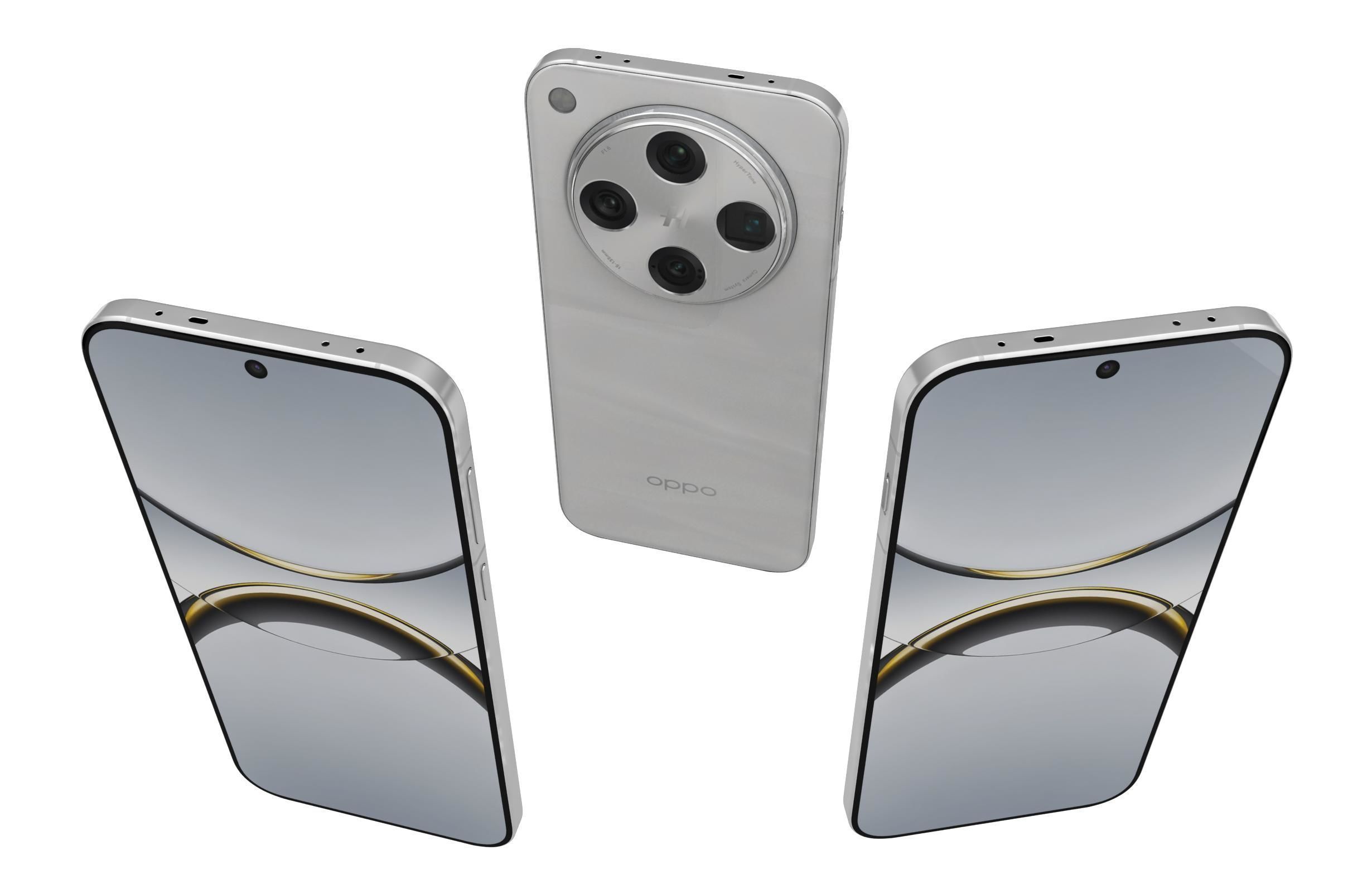 Oppo Find X8 Pro Walking in the Clouds 3D model_2