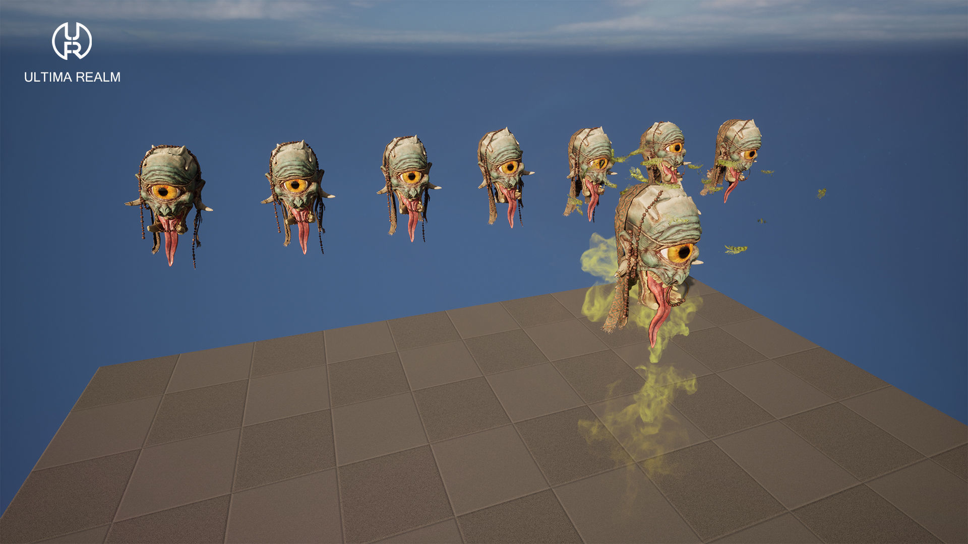 Nightmare Low-poly 3D model_12