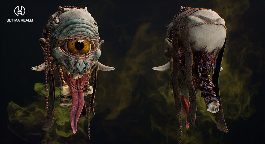 Nightmare Low-poly 3D model_20