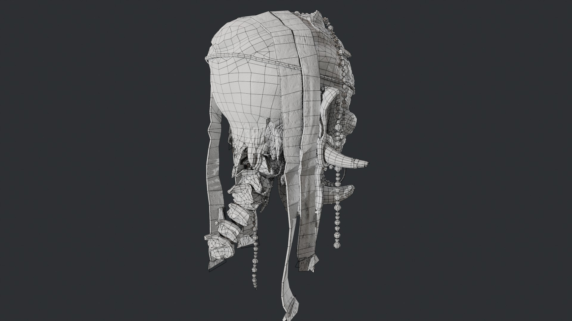 Nightmare Low-poly 3D model_16
