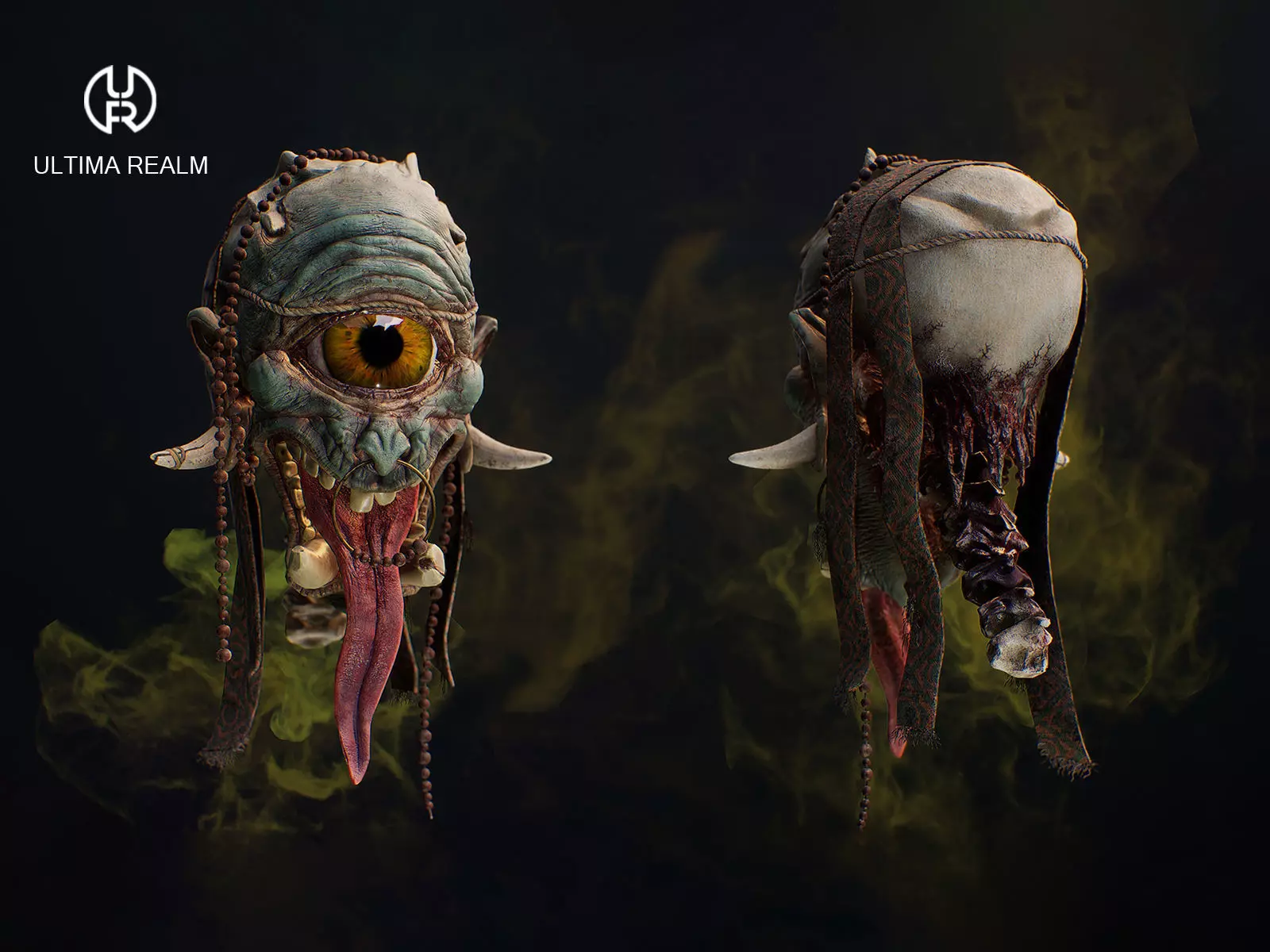 Nightmare Low-poly 3D model_0