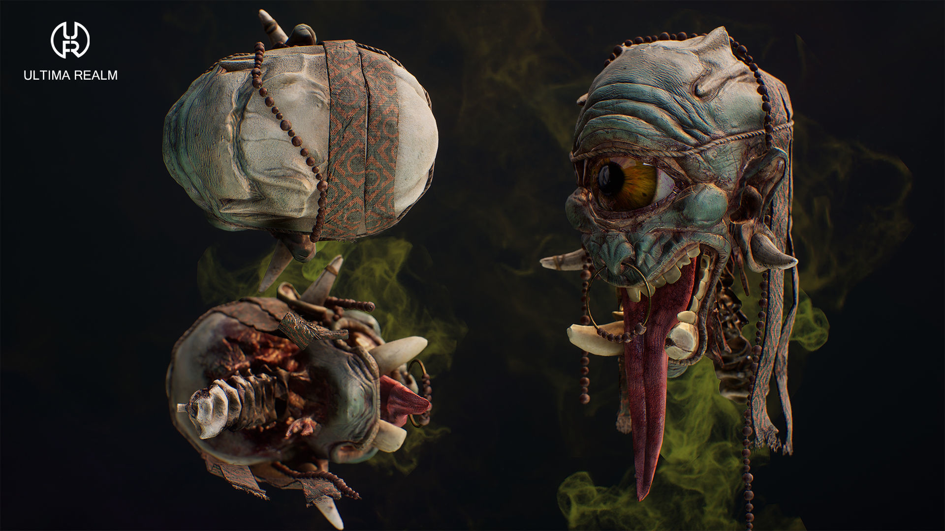 Nightmare Low-poly 3D model_7