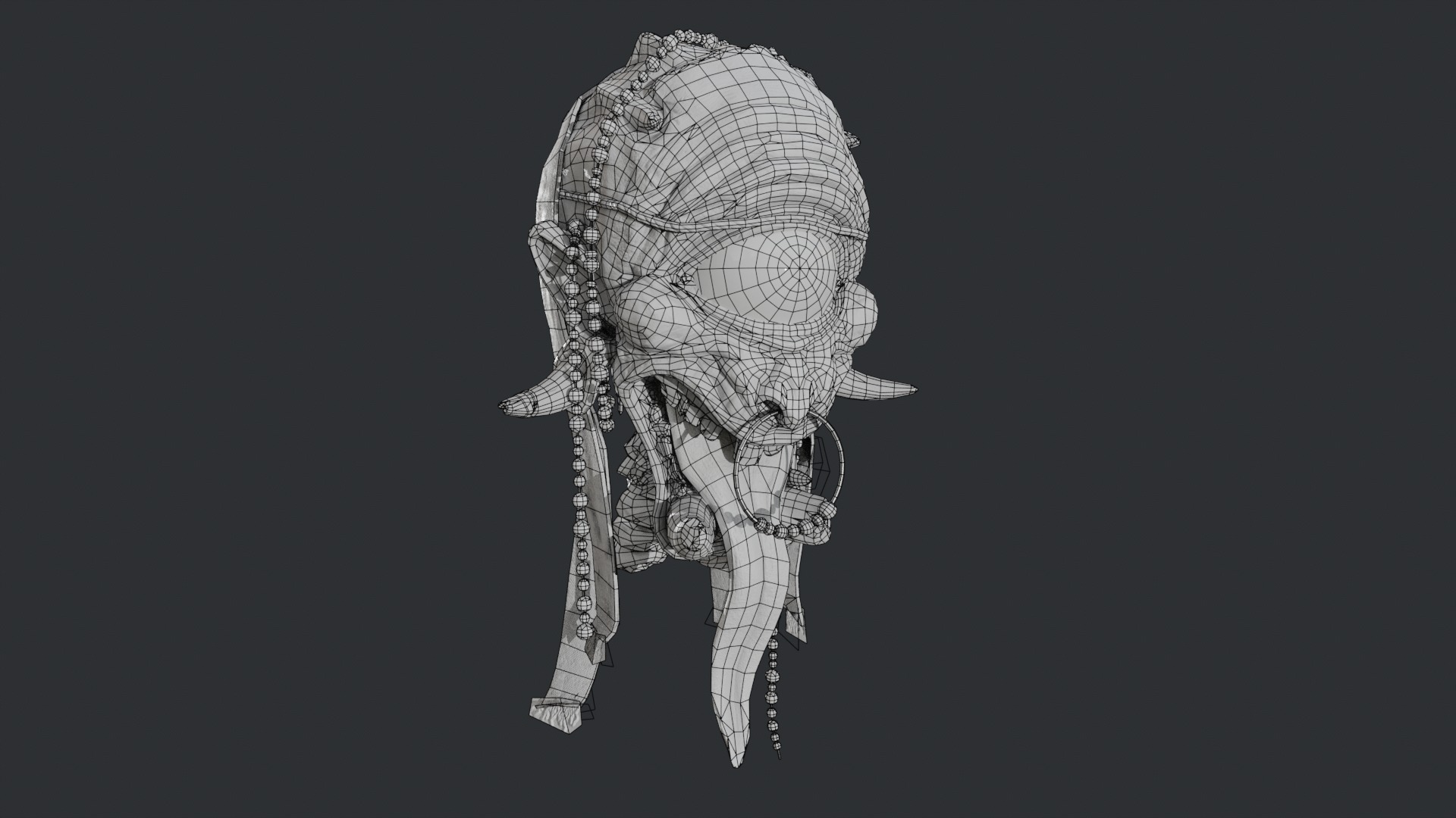 Nightmare Low-poly 3D model_14