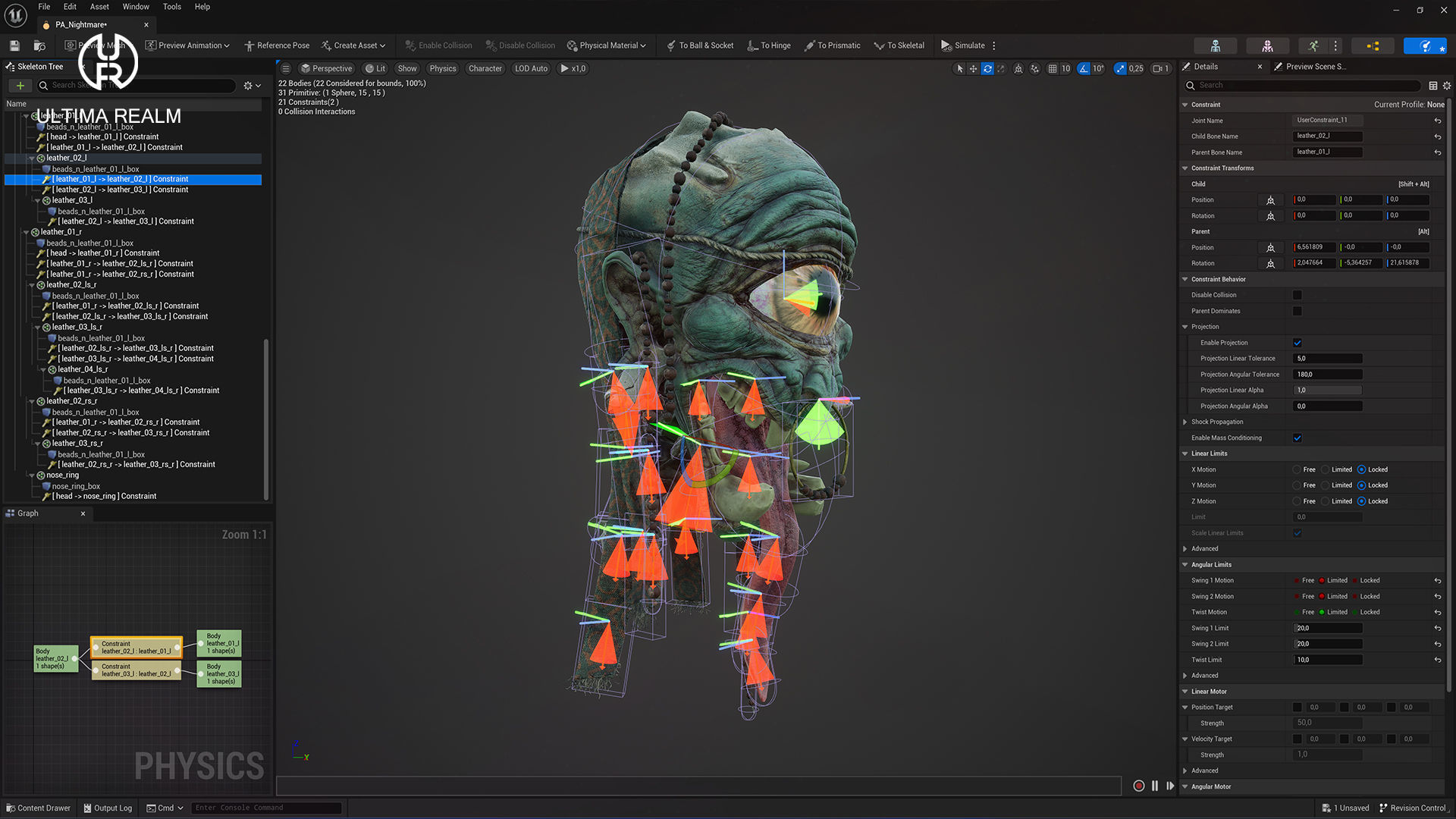 Nightmare Low-poly 3D model_11