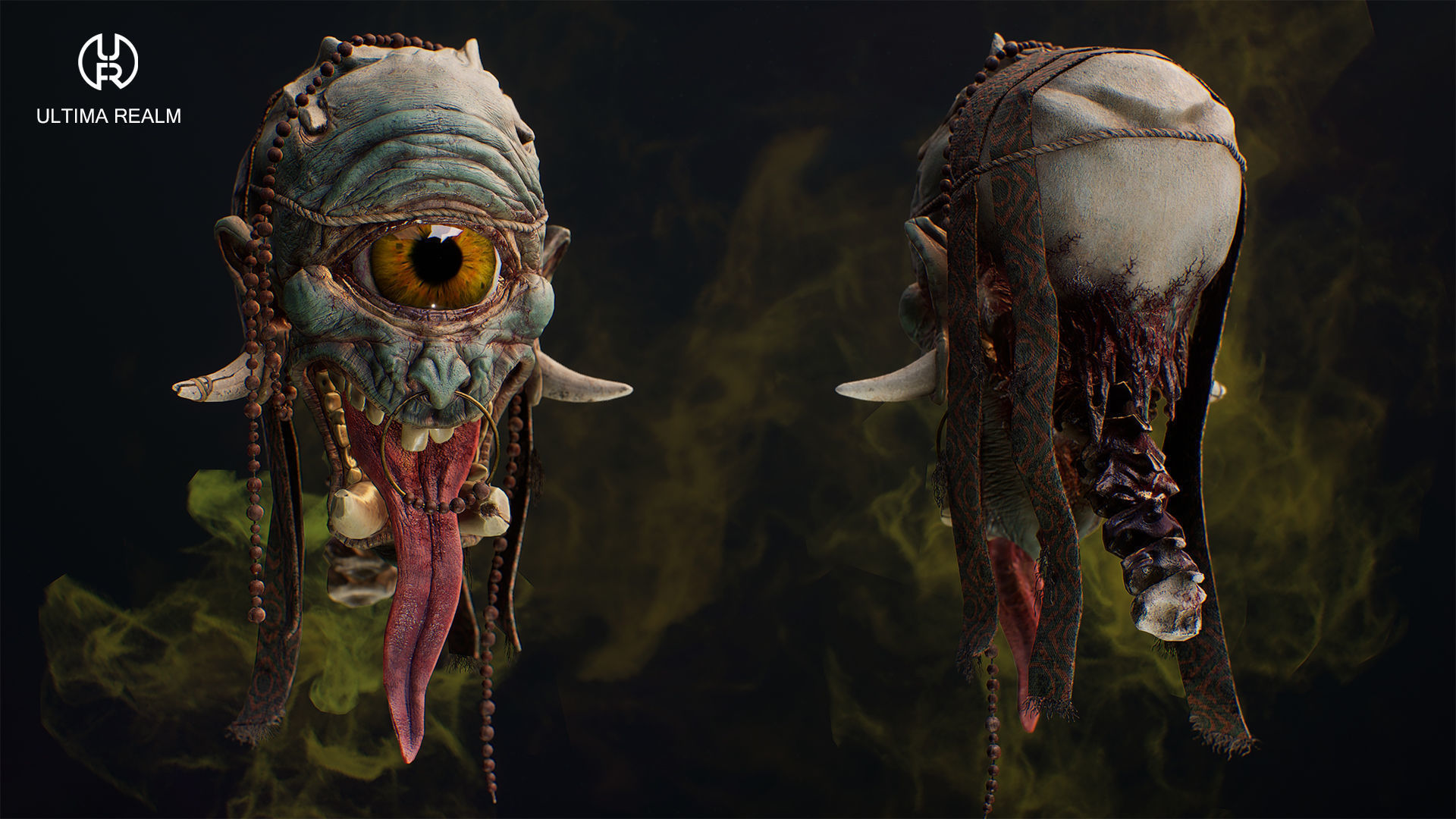 Nightmare Low-poly 3D model_3