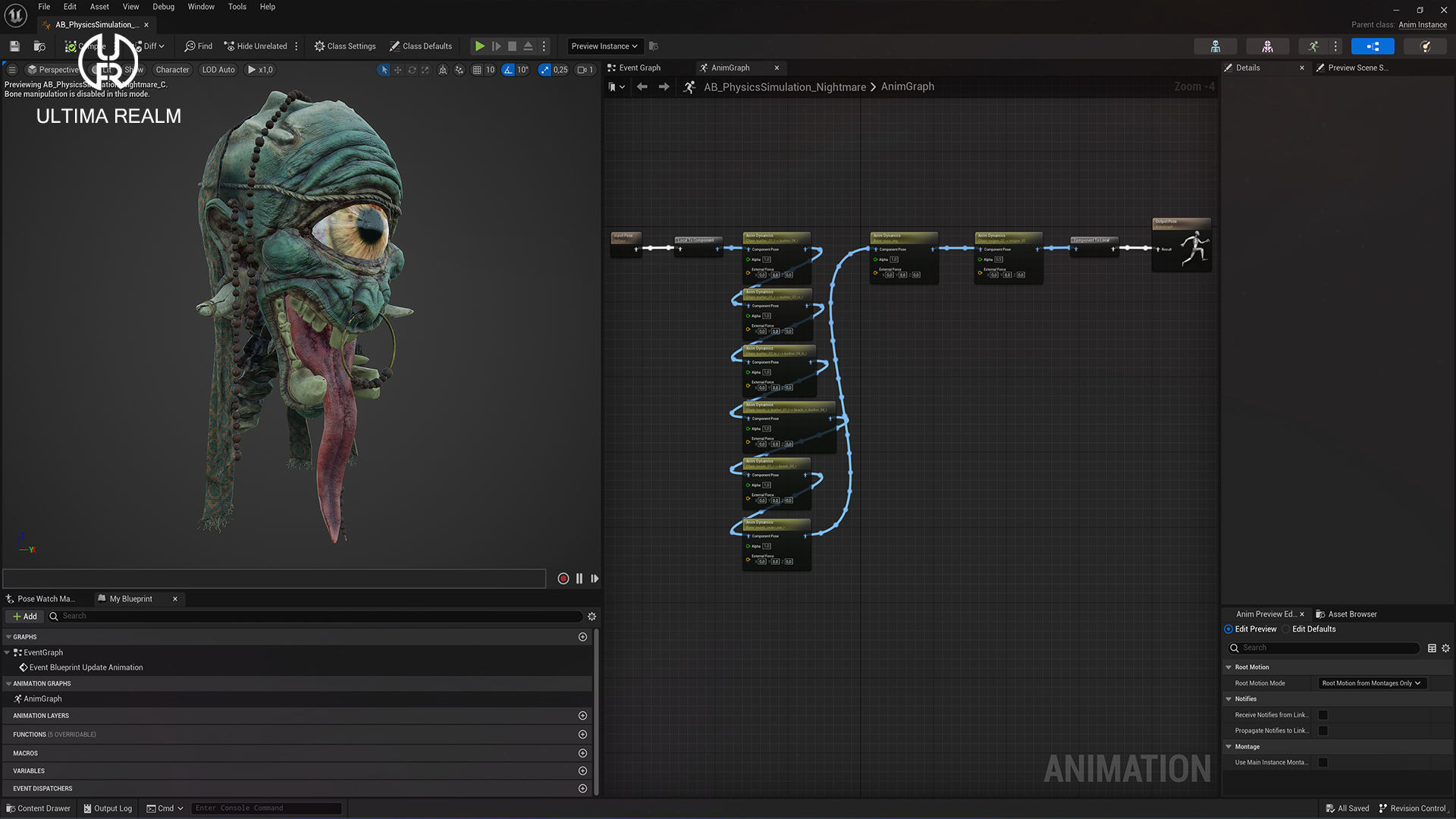 Nightmare Low-poly 3D model_9
