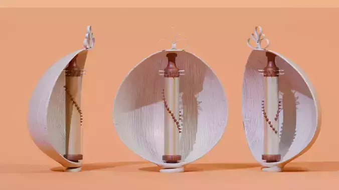 Traditional Instruments Sasando Low-poly 3D model