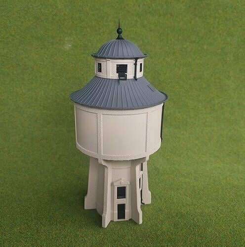 N scale Austrian Graz Water Tower - resin 3D print model